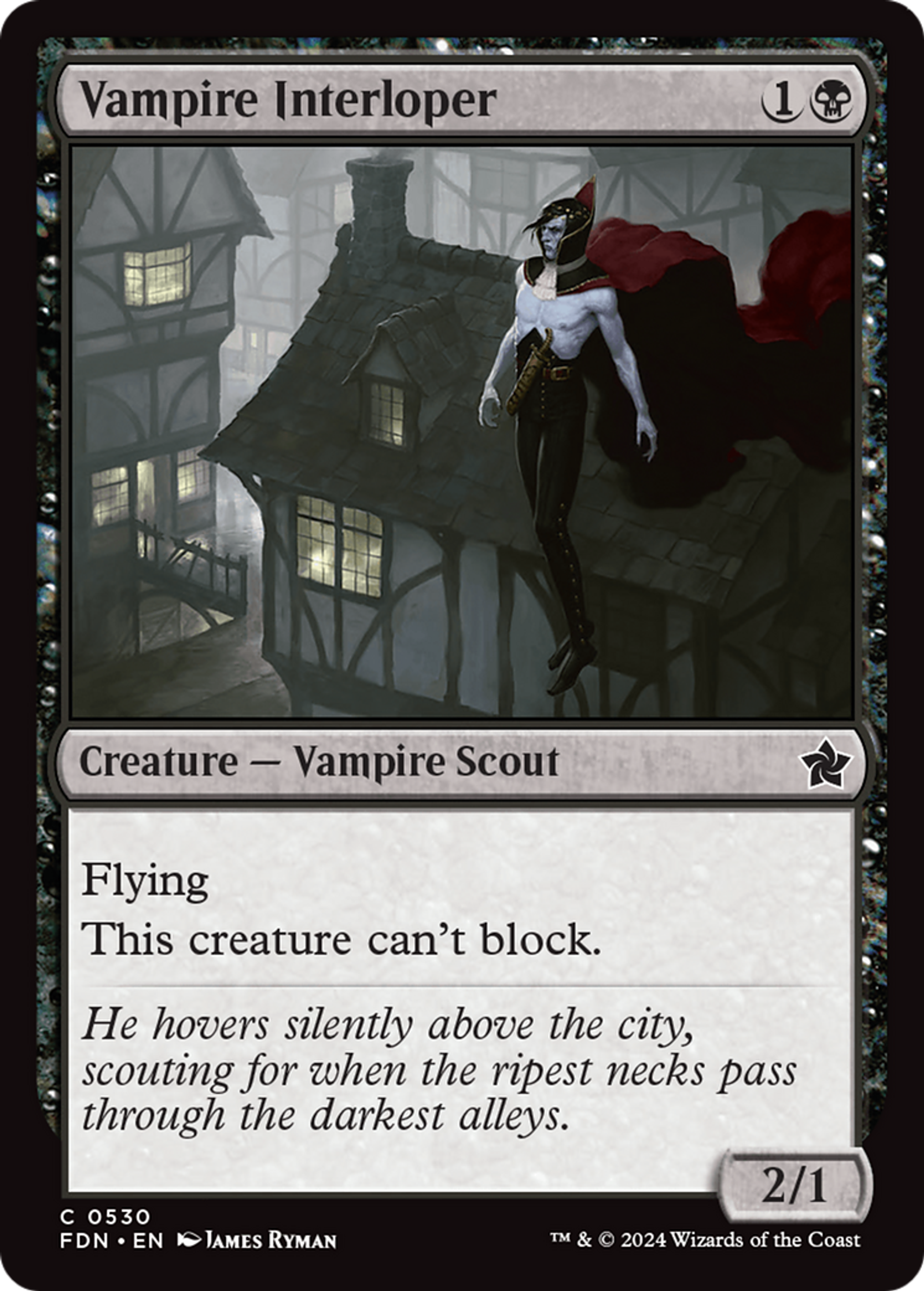 Intrus vampire — Foundations — Magic: The Gathering
