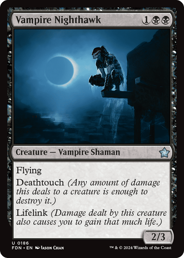 Vampire Nighthawk — Foundations — Magic: The Gathering