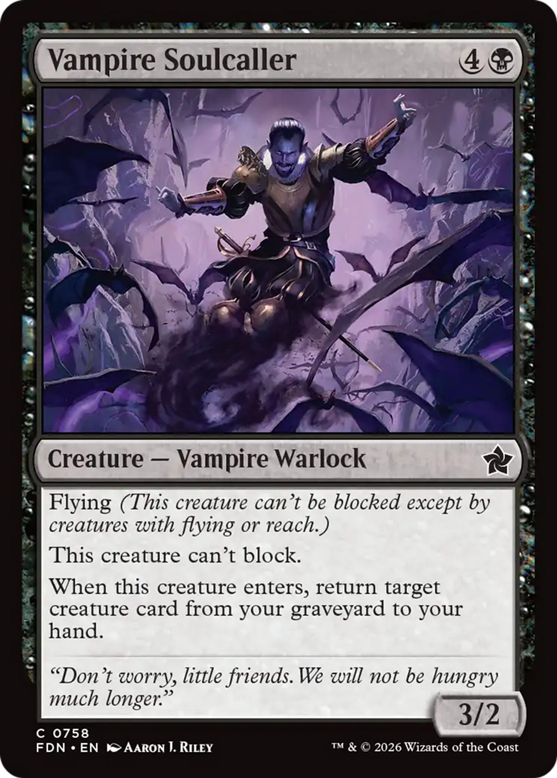 Meneur d'âmes vampire — Foundations — Magic: The Gathering