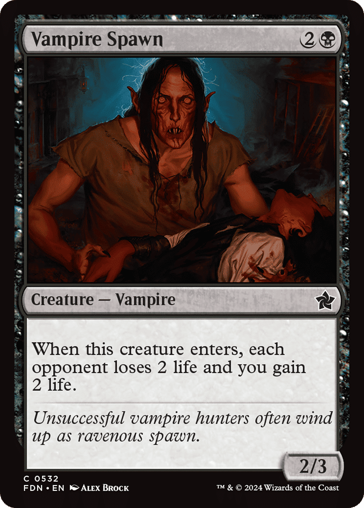 Vampire Spawn — Foundations — Magic: The Gathering