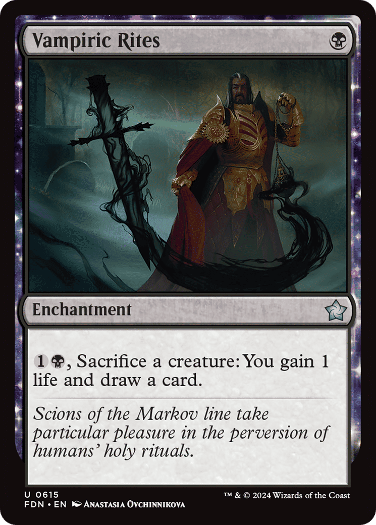 Vampiric Rites — Foundations — Magic: The Gathering