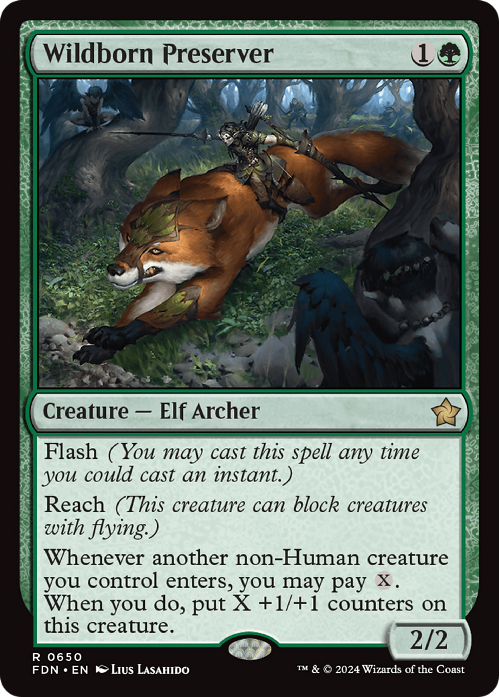 Préservateur né des friches — Foundations — Magic: The Gathering