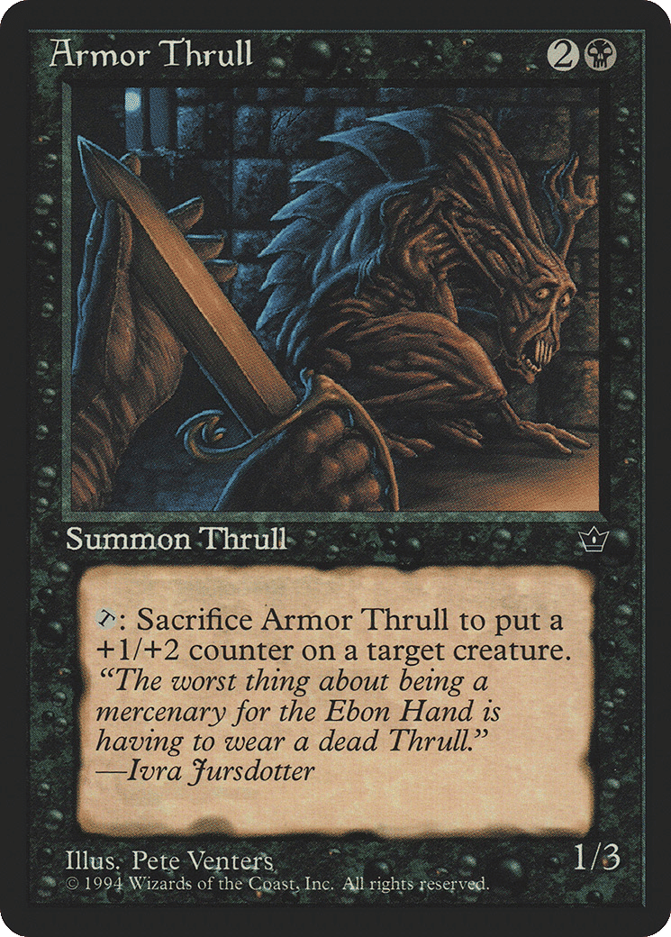 Armor Thrull — Fallen Empires — Magic: The Gathering