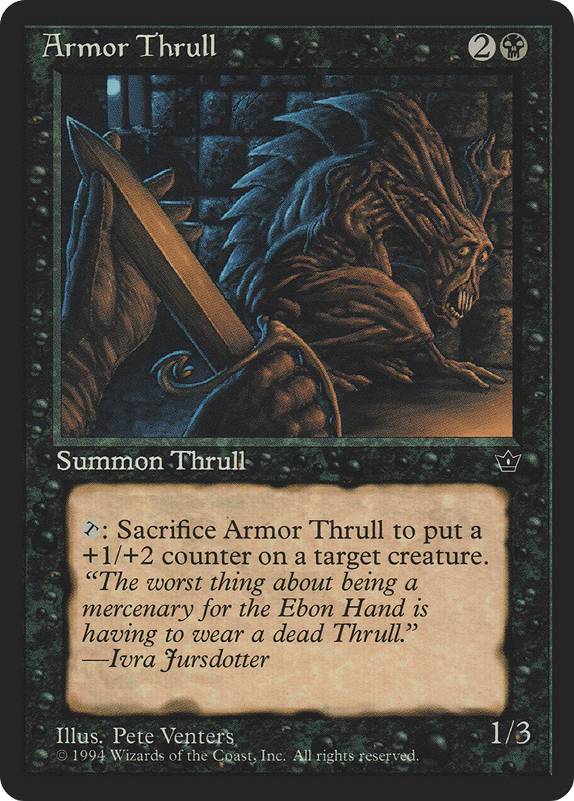 Armor Thrull — Fallen Empires — Magic: The Gathering