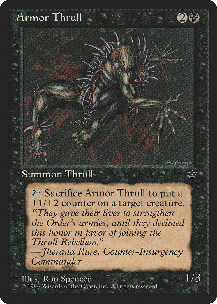 Armor Thrull — Fallen Empires — Magic: The Gathering