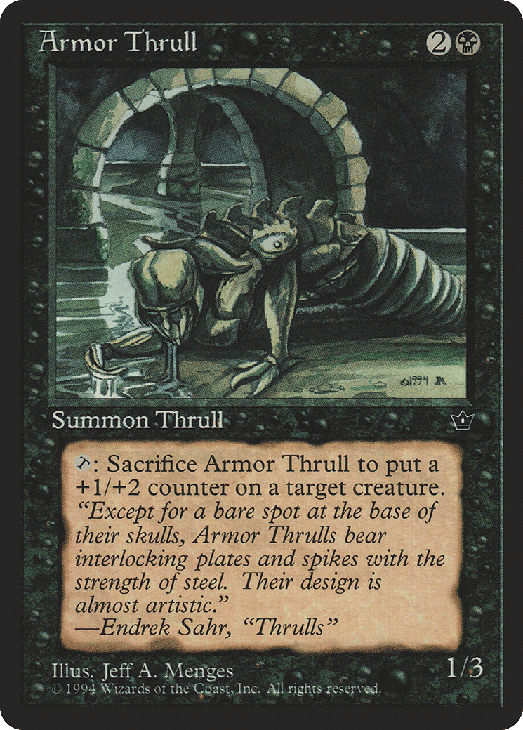 Armor Thrull — Fallen Empires — Magic: The Gathering