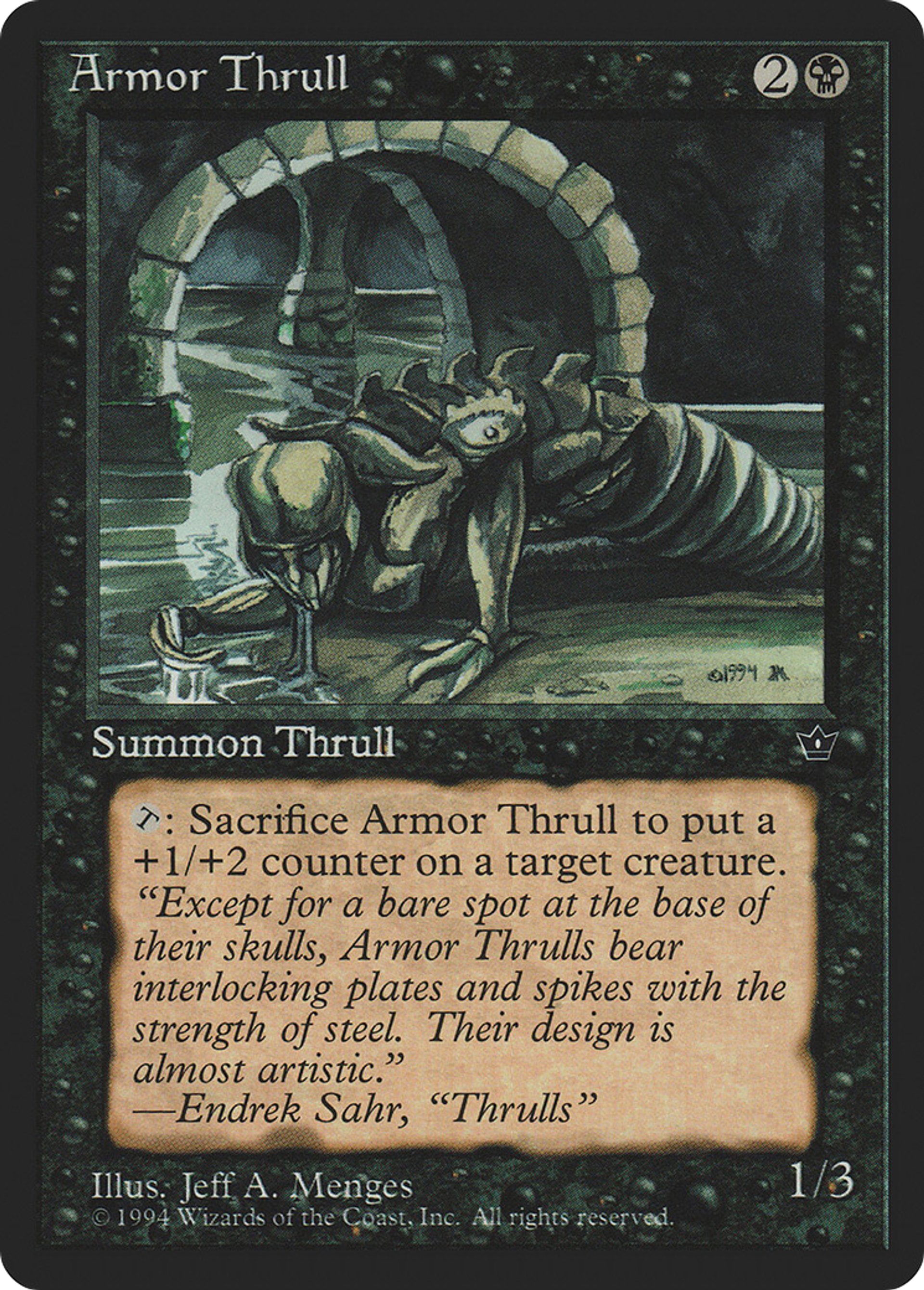 Armor Thrull — Fallen Empires — Magic: The Gathering