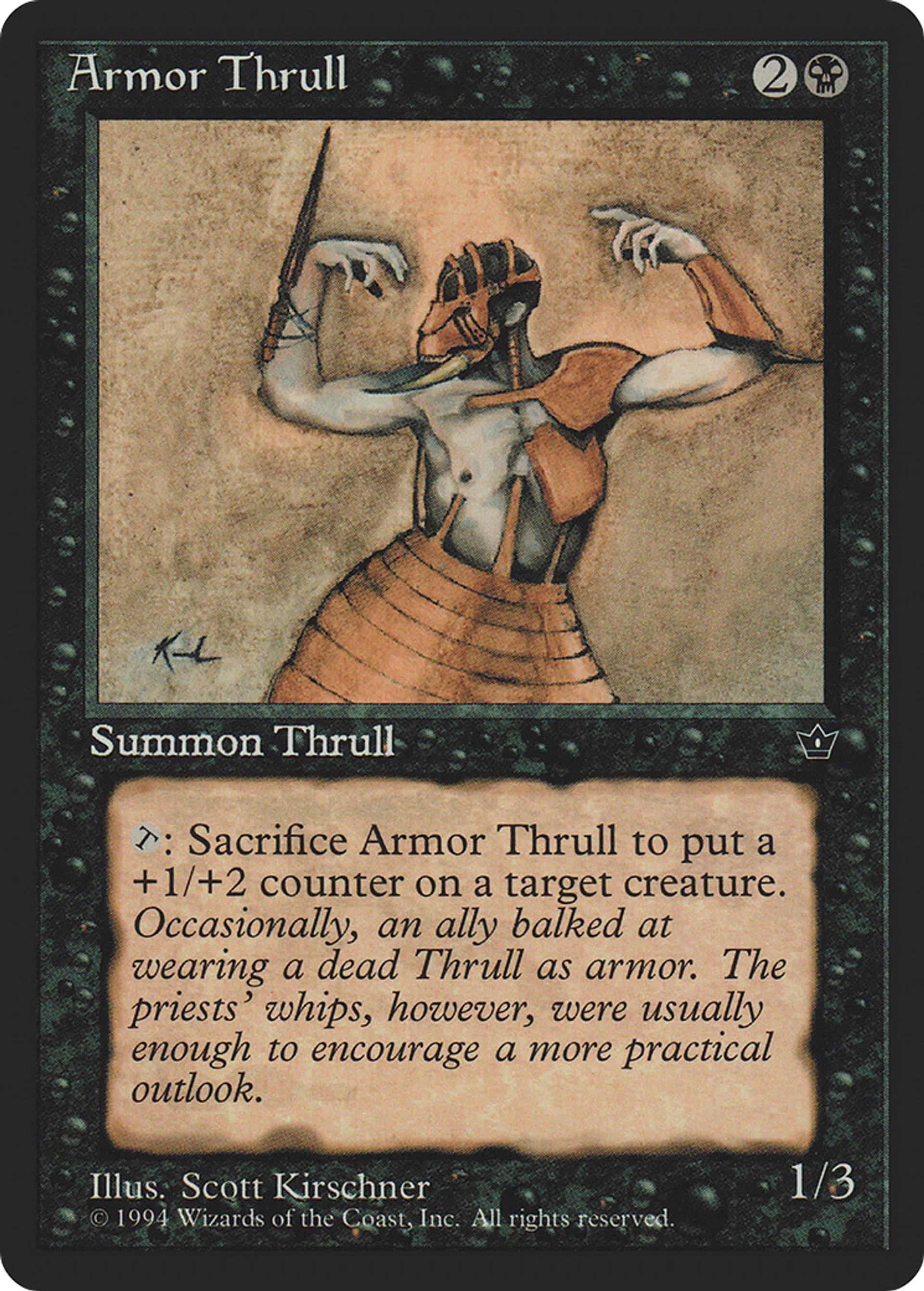 Armor Thrull — Fallen Empires — Magic: The Gathering