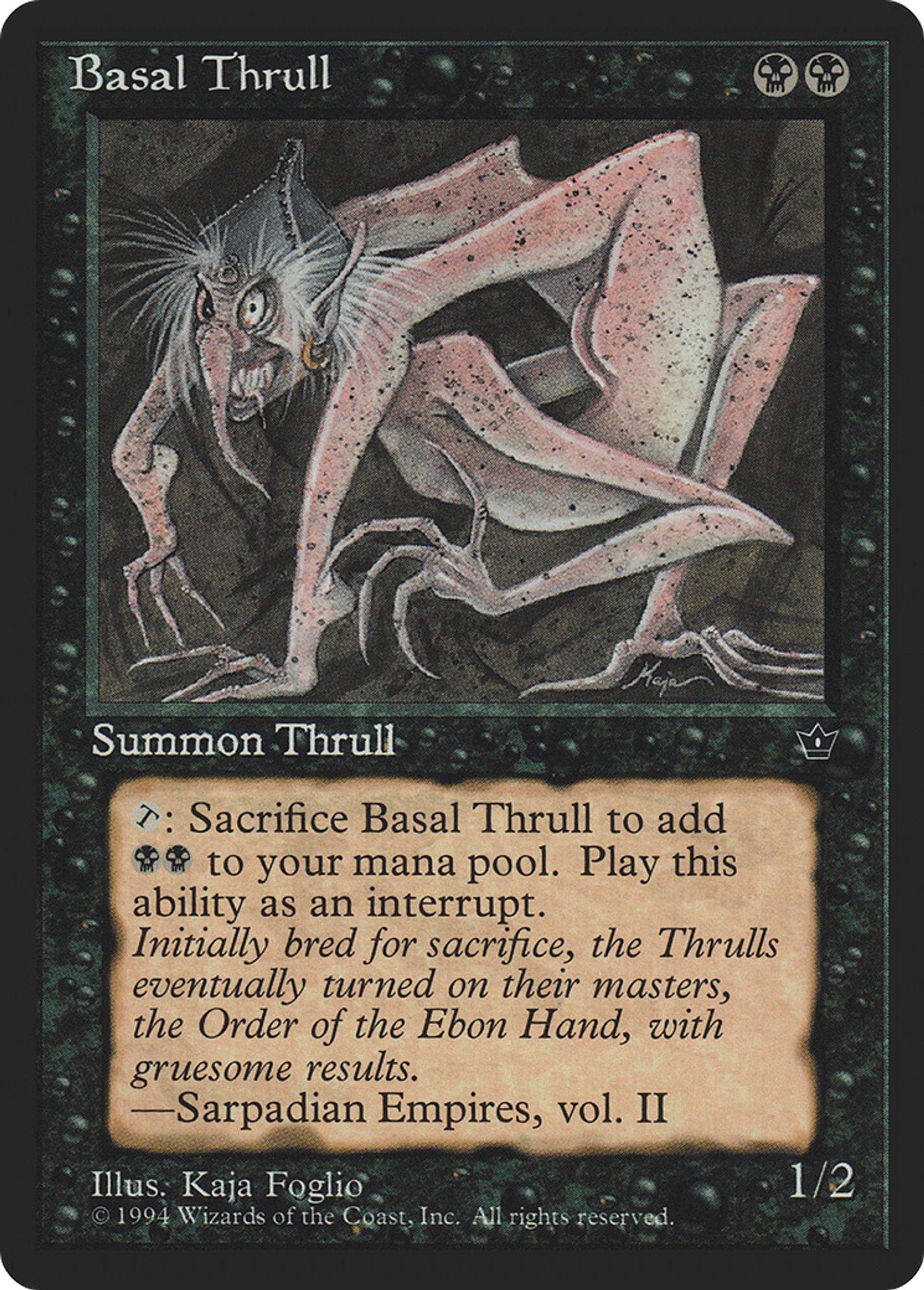 Basal Thrull — Fallen Empires — Magic: The Gathering