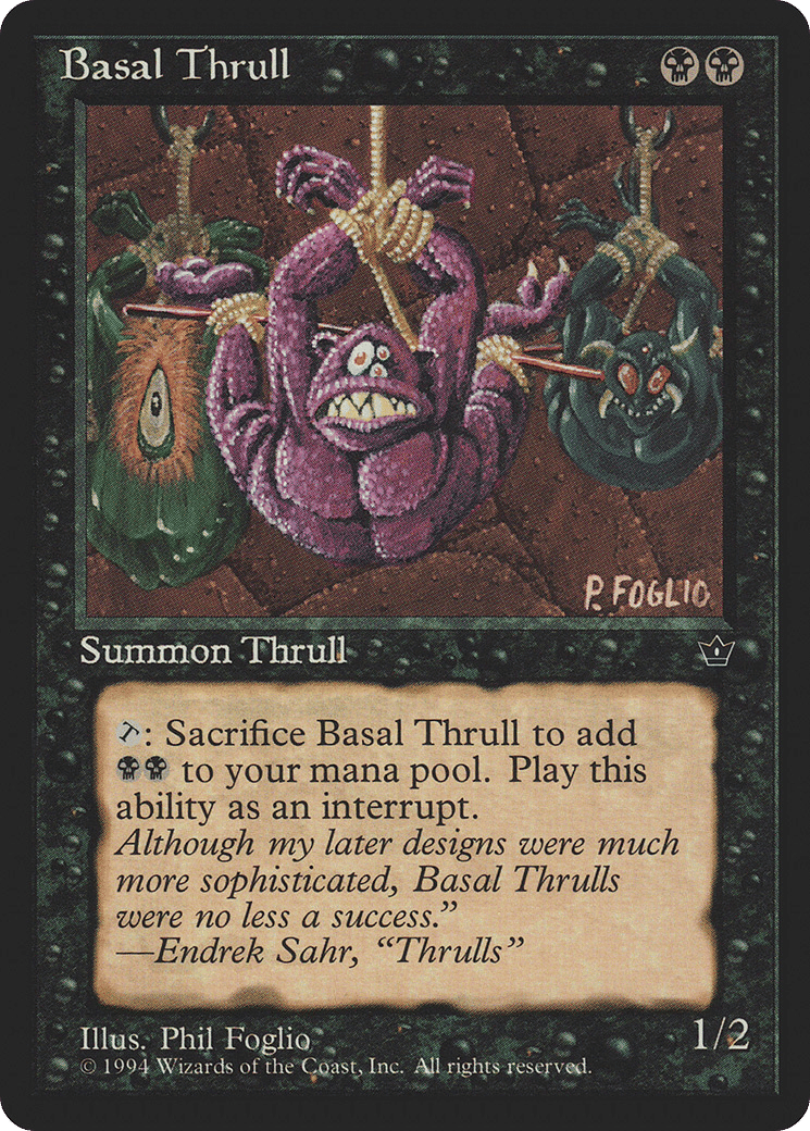 Basal Thrull — Fallen Empires — Magic: The Gathering