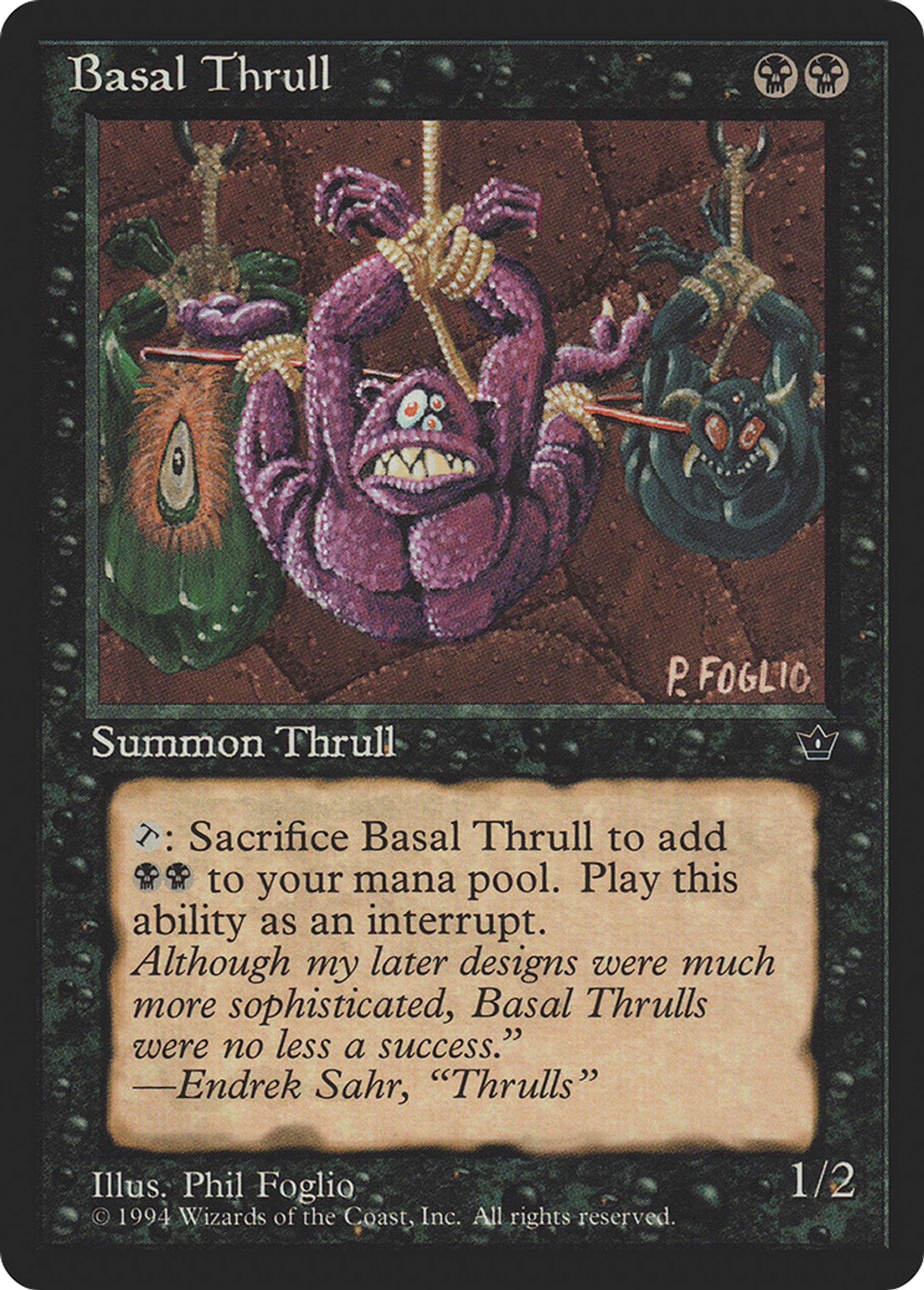 Basal Thrull — Fallen Empires — Magic: The Gathering
