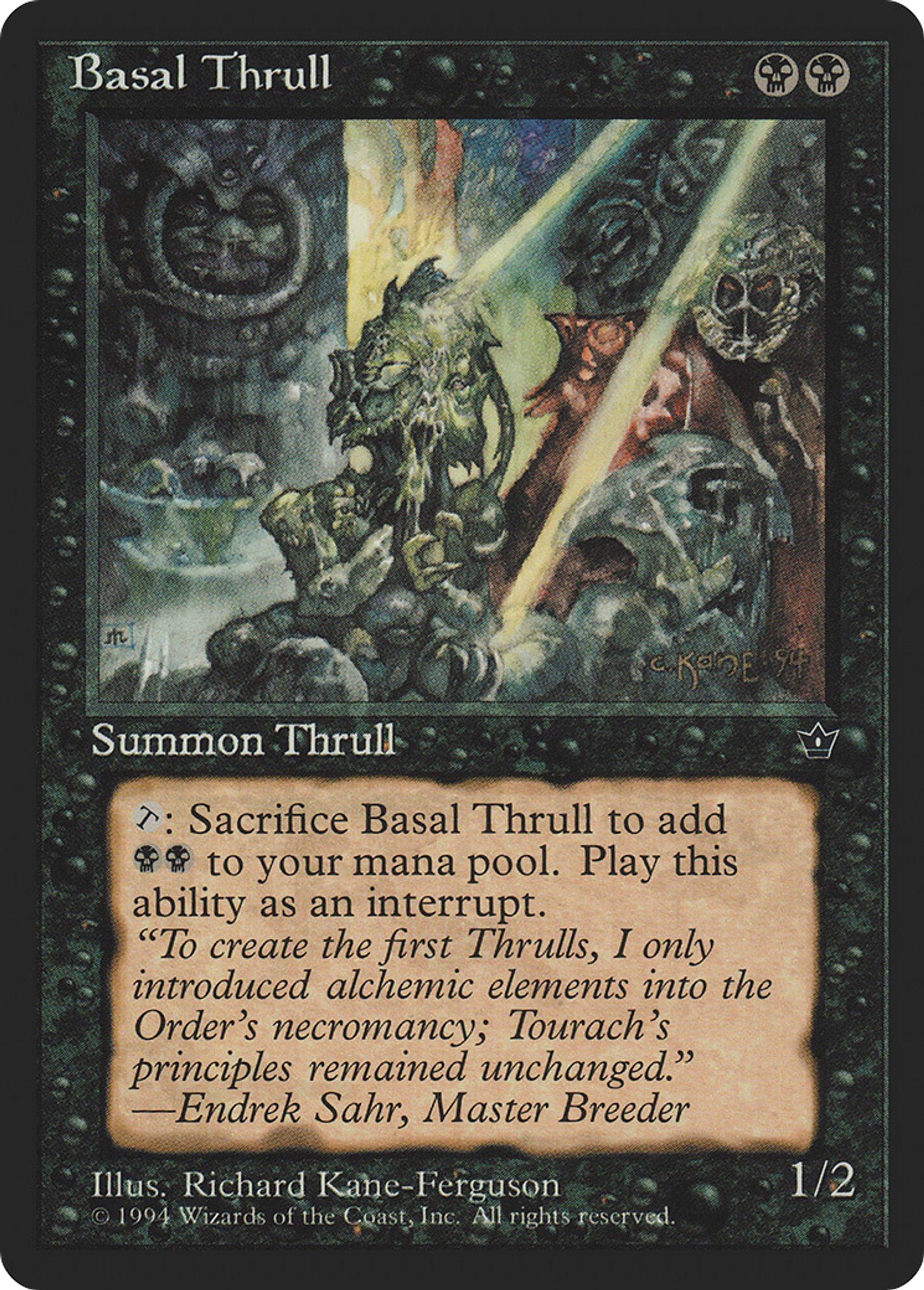 Basal Thrull — Fallen Empires — Magic: The Gathering