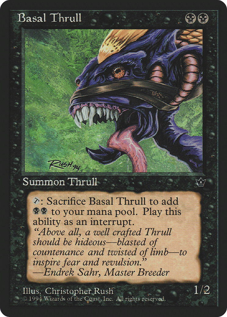Basal Thrull — Fallen Empires — Magic: The Gathering