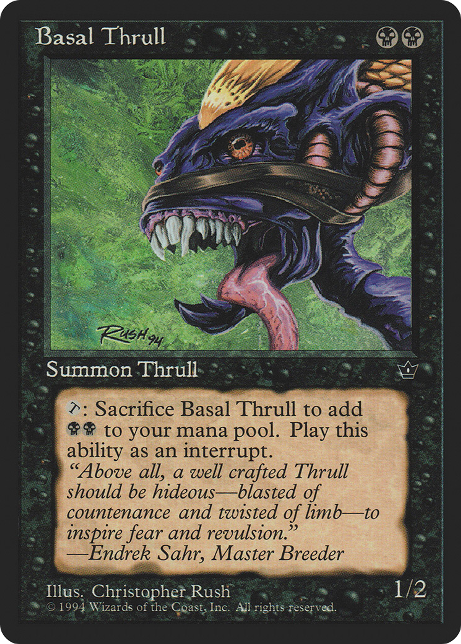 Basal Thrull — Fallen Empires — Magic: The Gathering