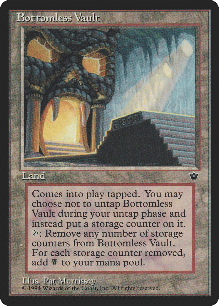 Bottomless Vault — Fallen Empires — Magic: The Gathering