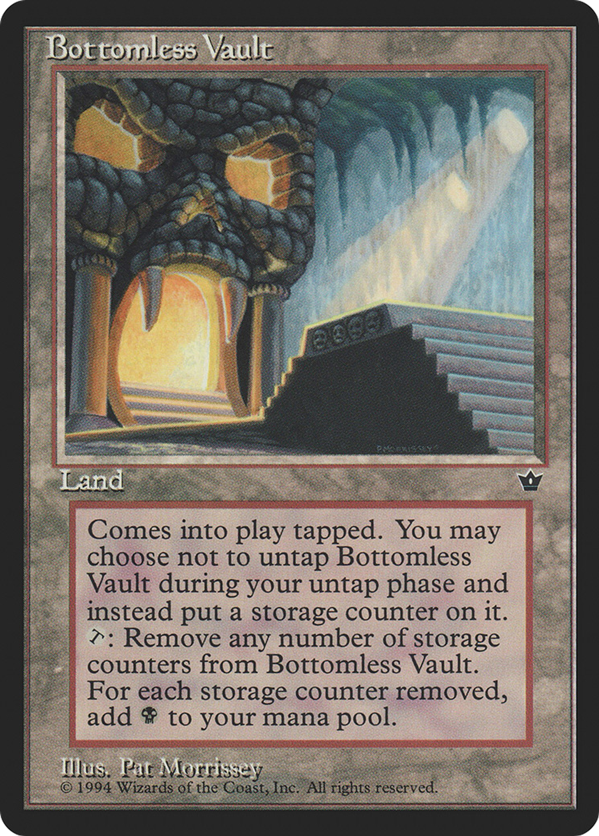 Bottomless Vault — Fallen Empires — Magic: The Gathering