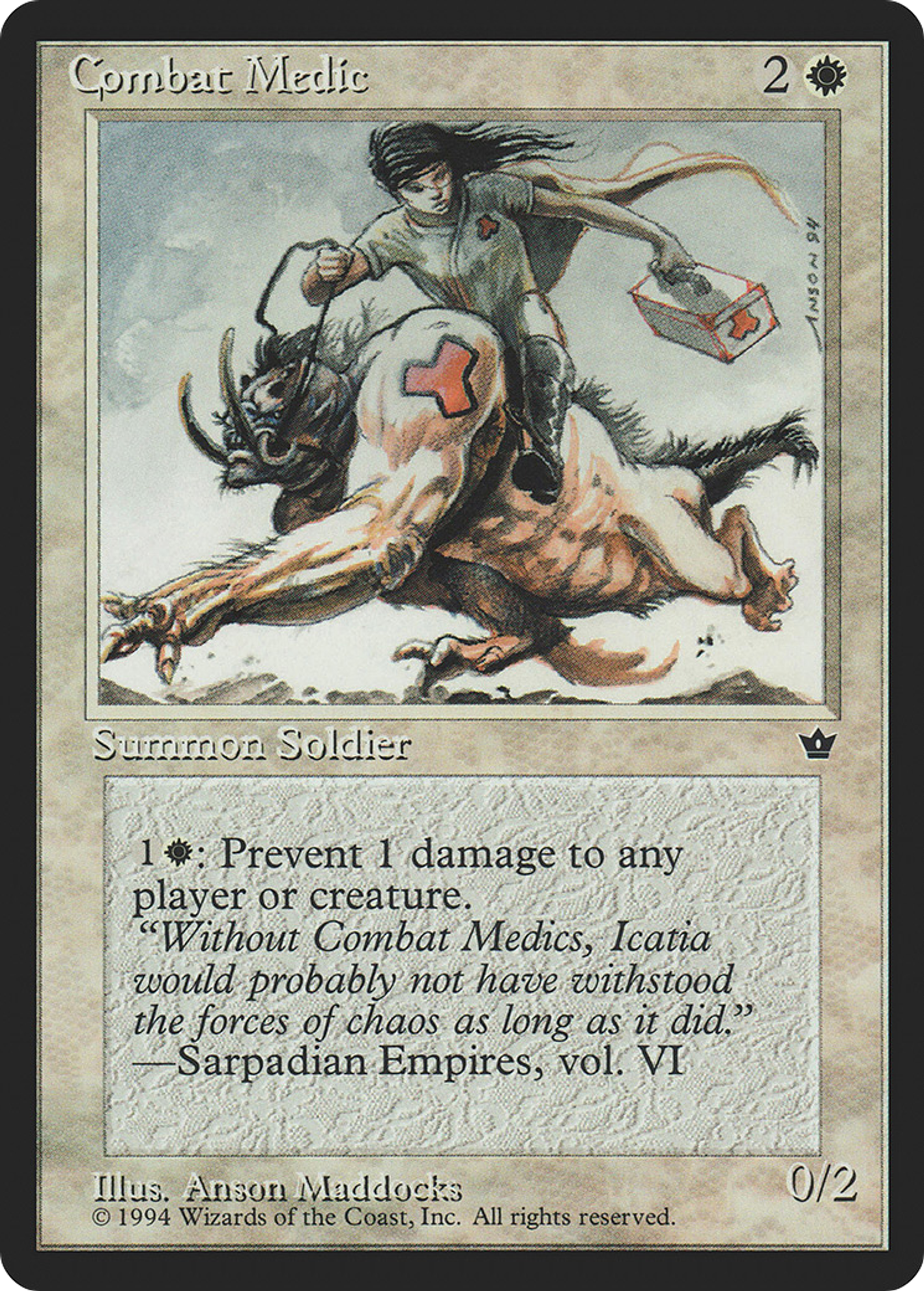 Combat Medic — Fallen Empires — Magic: The Gathering