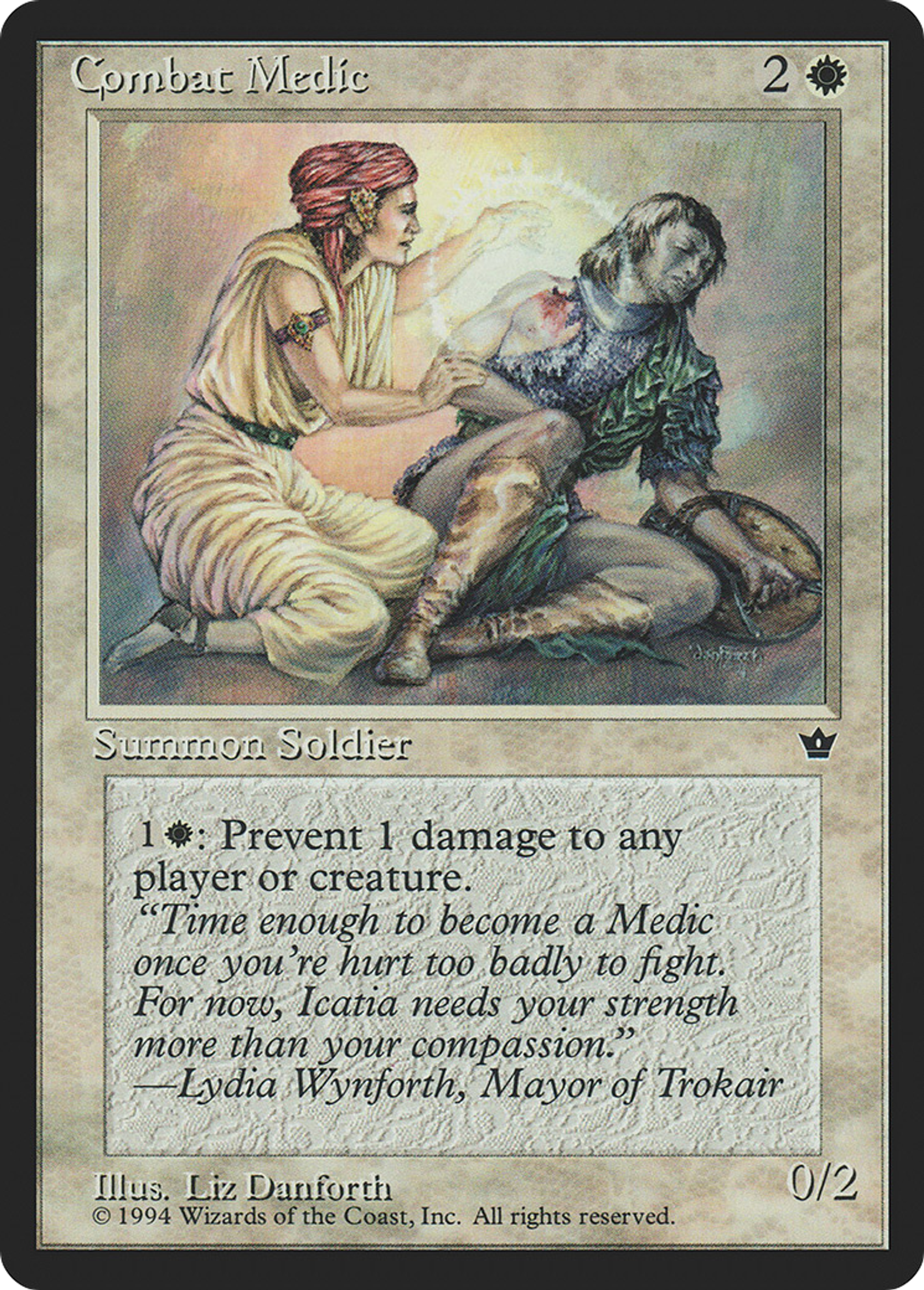 Combat Medic — Fallen Empires — Magic: The Gathering