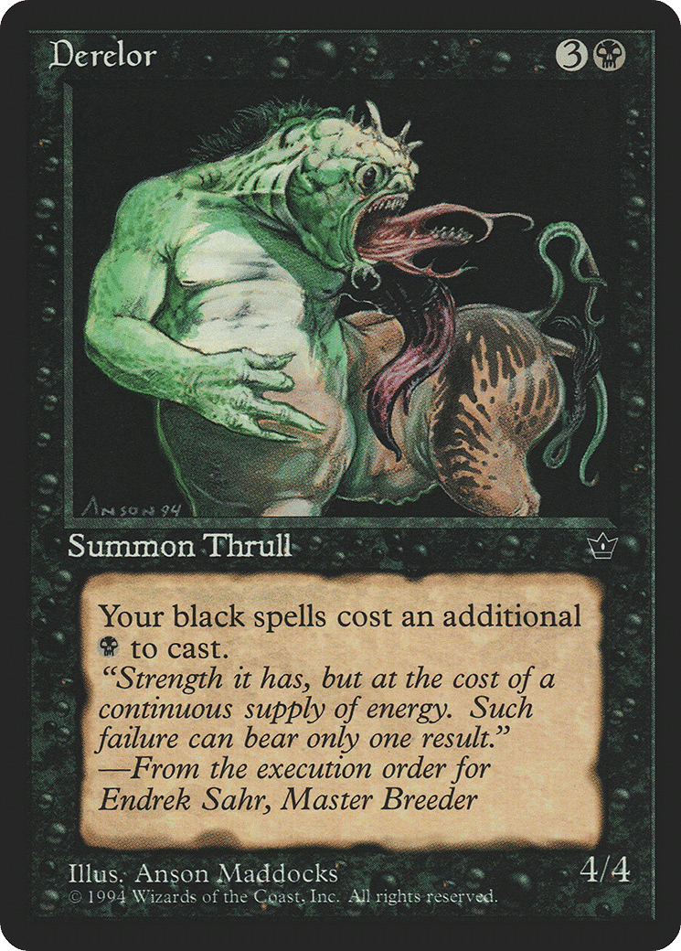 Derelor — Fallen Empires — Magic: The Gathering