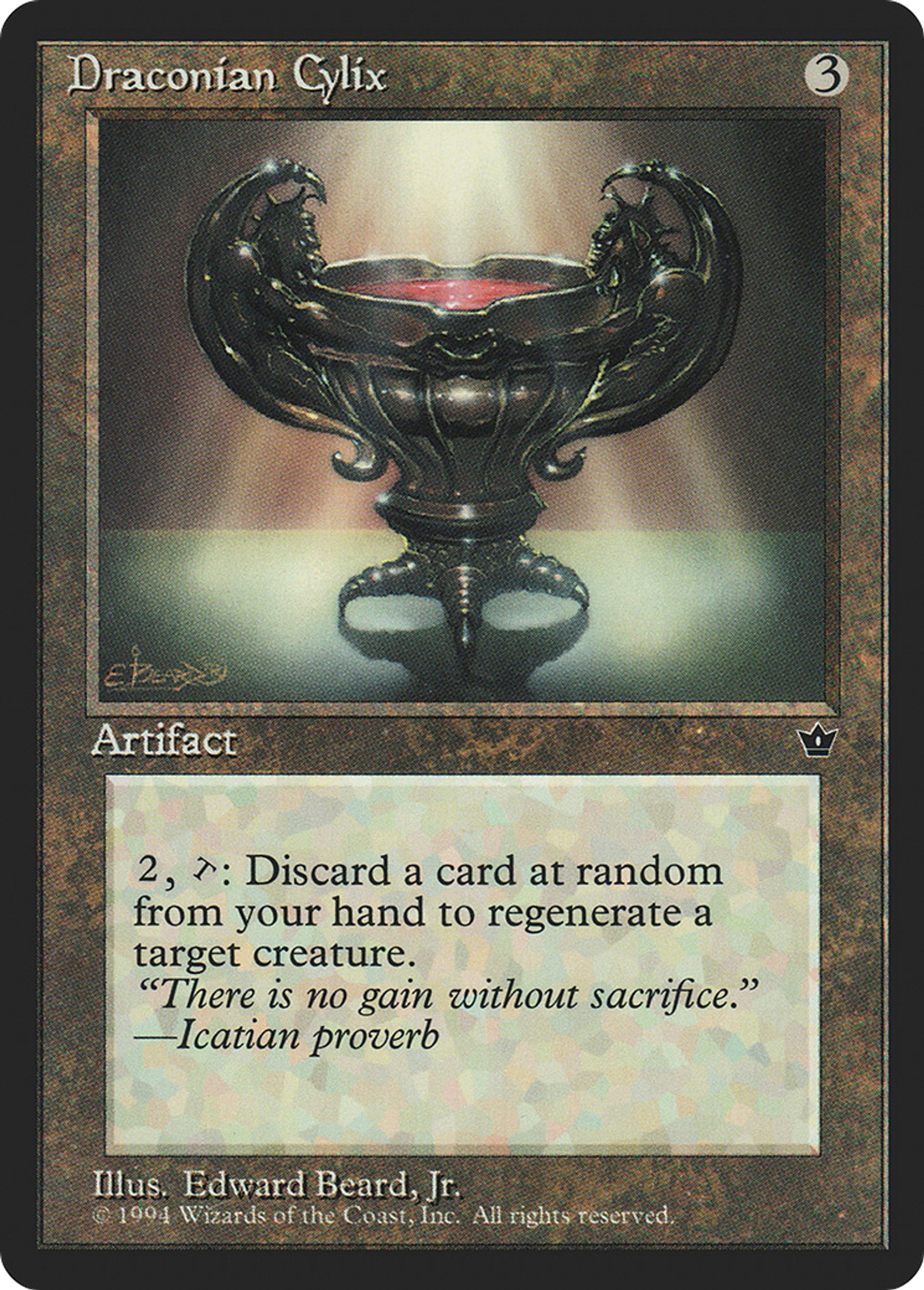 Draconian Cylix — Fallen Empires — Magic: The Gathering