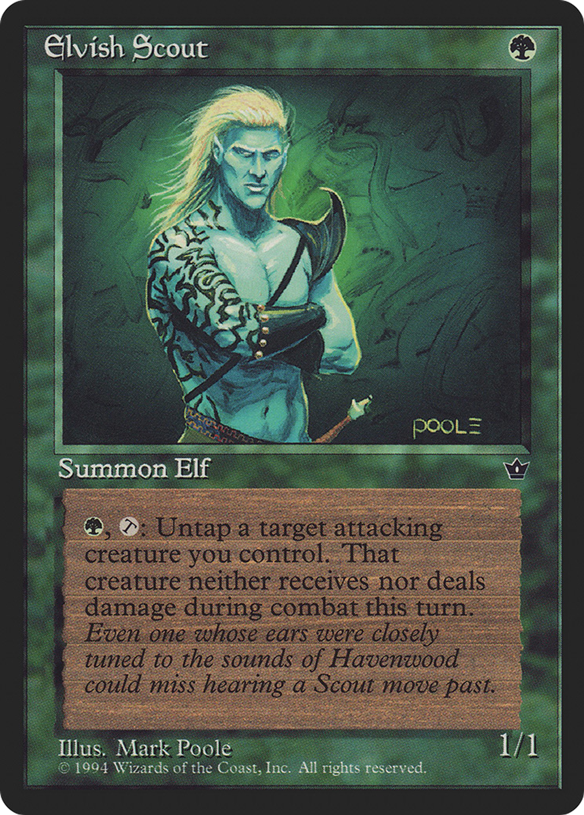 Elvish Scout — Fallen Empires — Magic: The Gathering