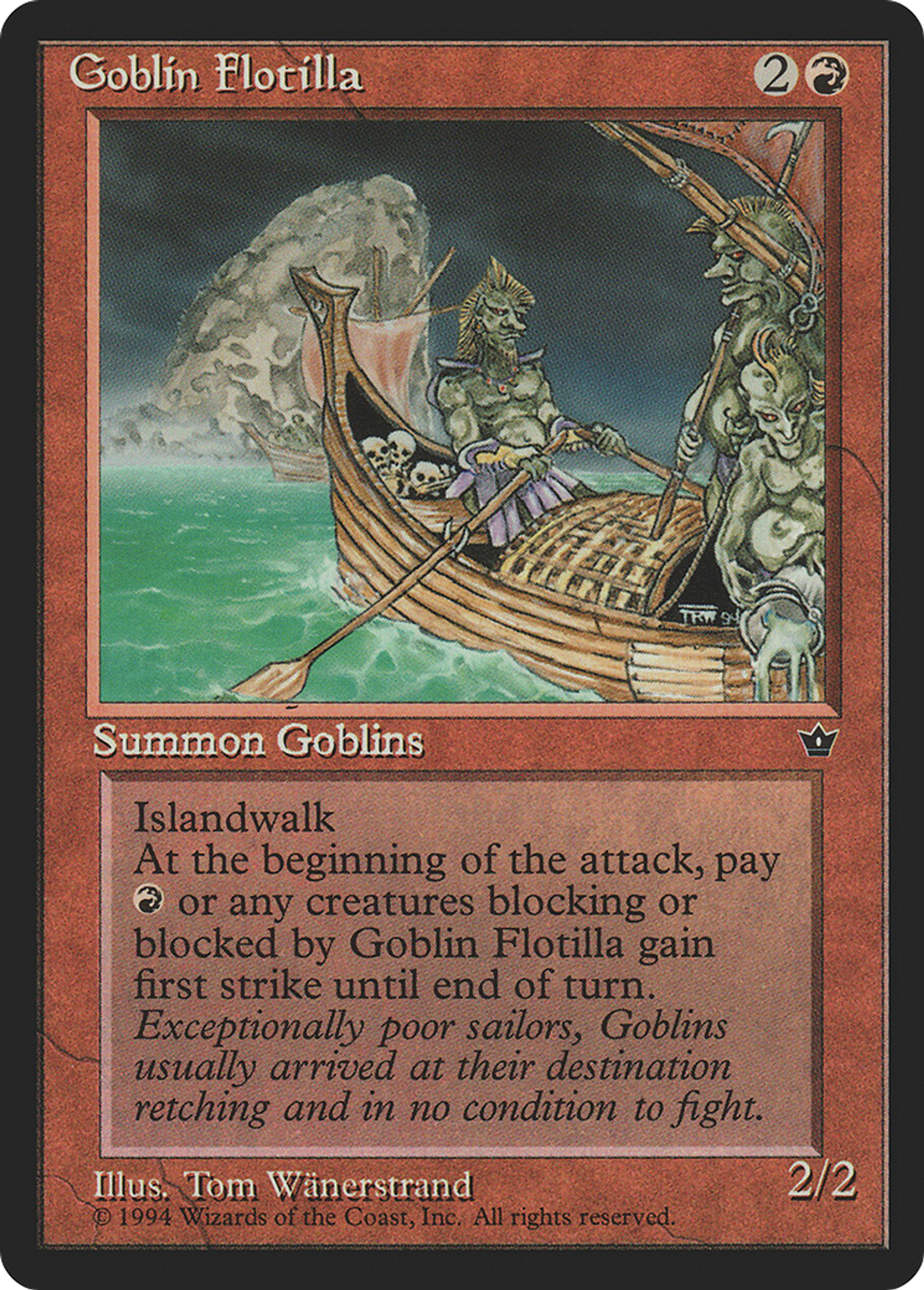 Goblin Flotilla — Fallen Empires — Magic: The Gathering