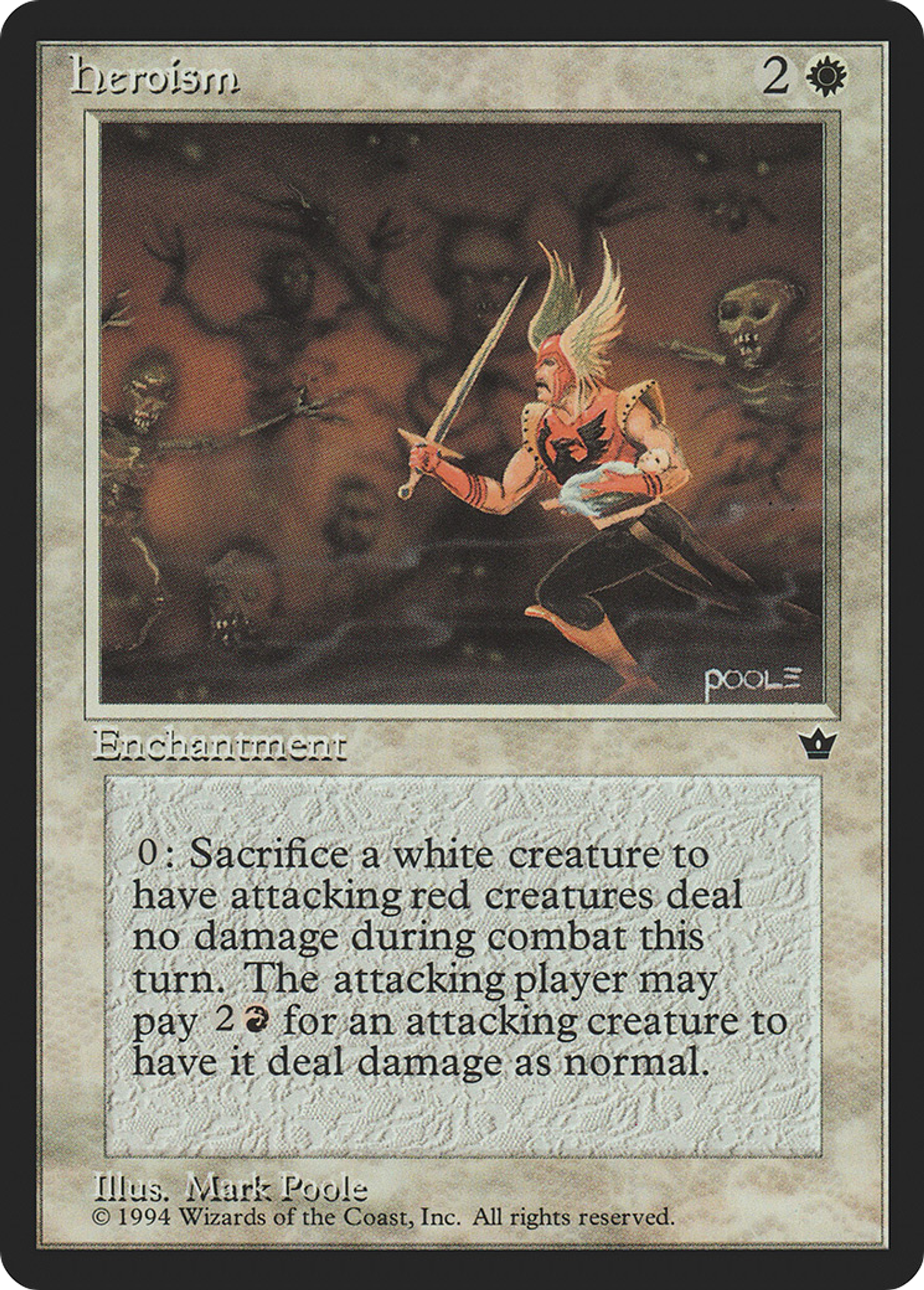 Heroism — Fallen Empires — Magic: The Gathering