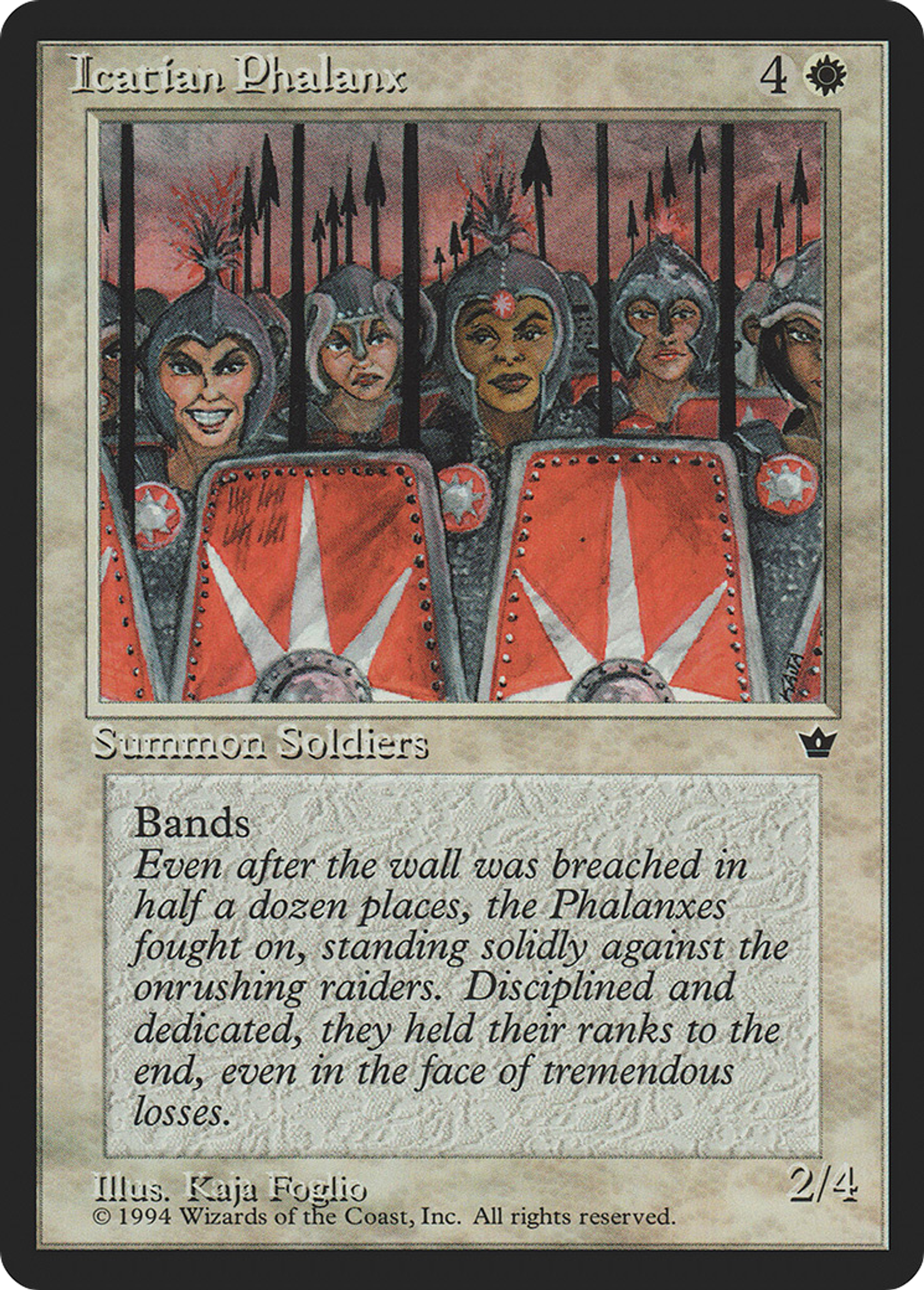 Icatian Phalanx — Fallen Empires — Magic: The Gathering
