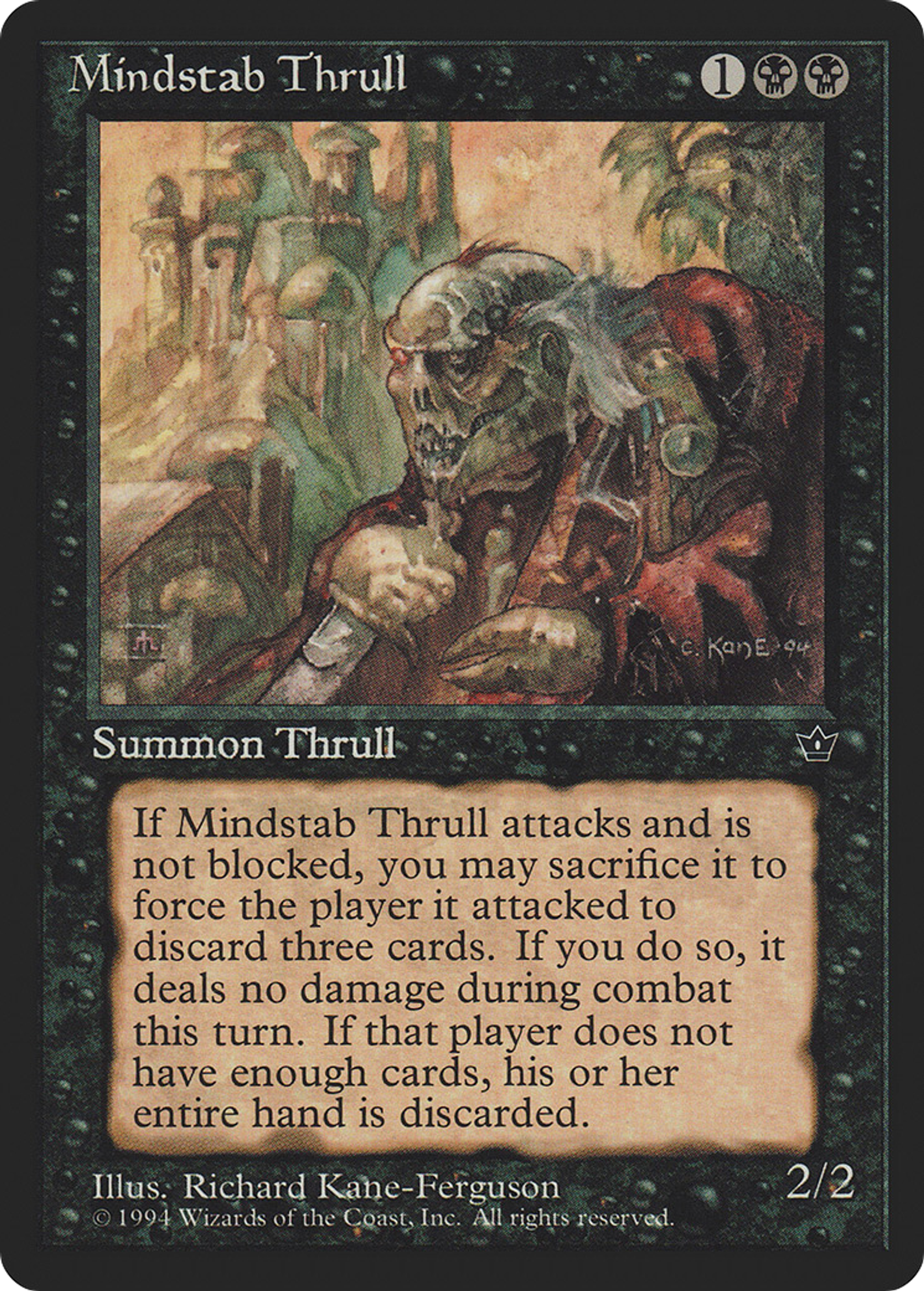 Mindstab Thrull — Fallen Empires — Magic: The Gathering