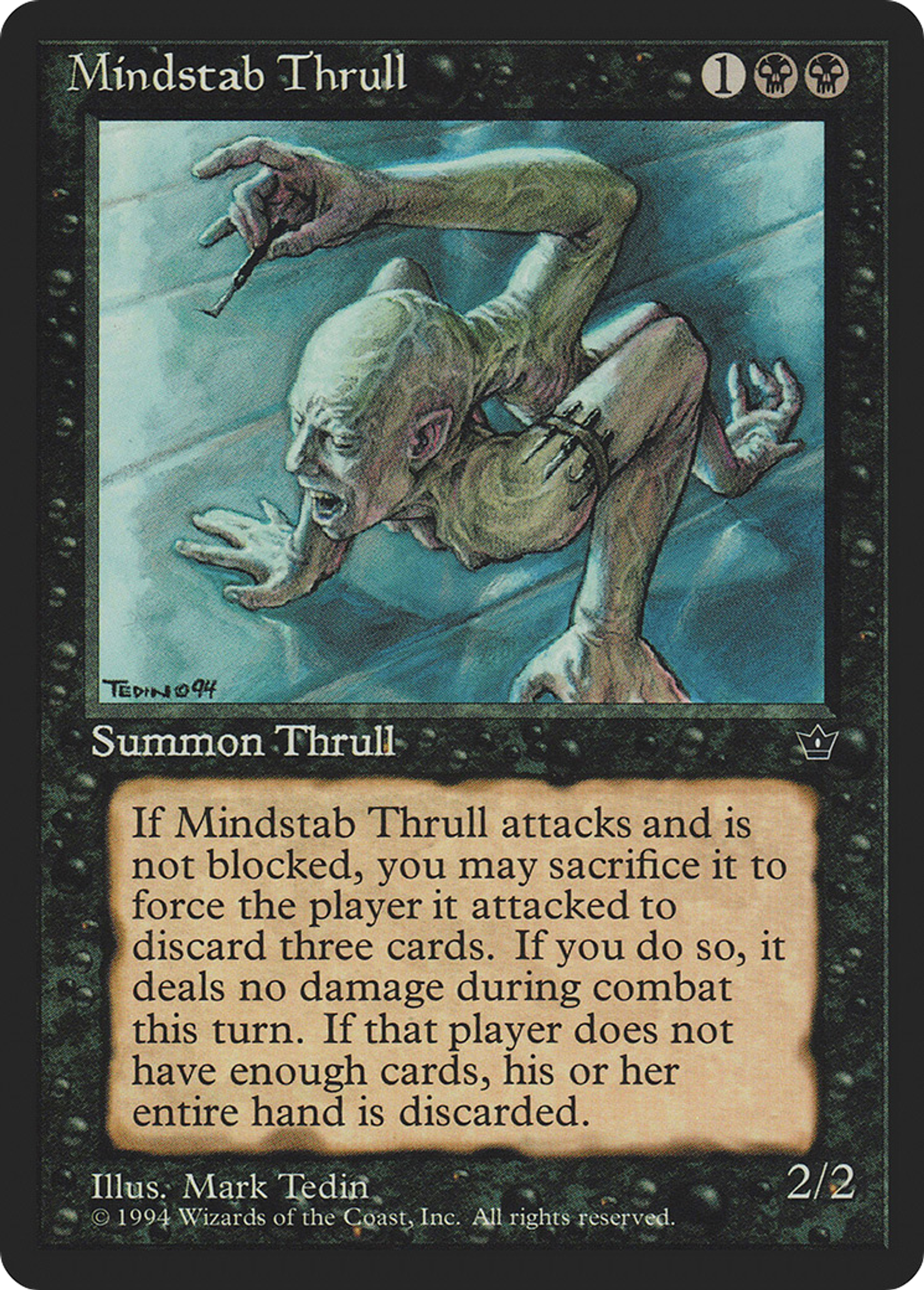 Mindstab Thrull — Fallen Empires — Magic: The Gathering