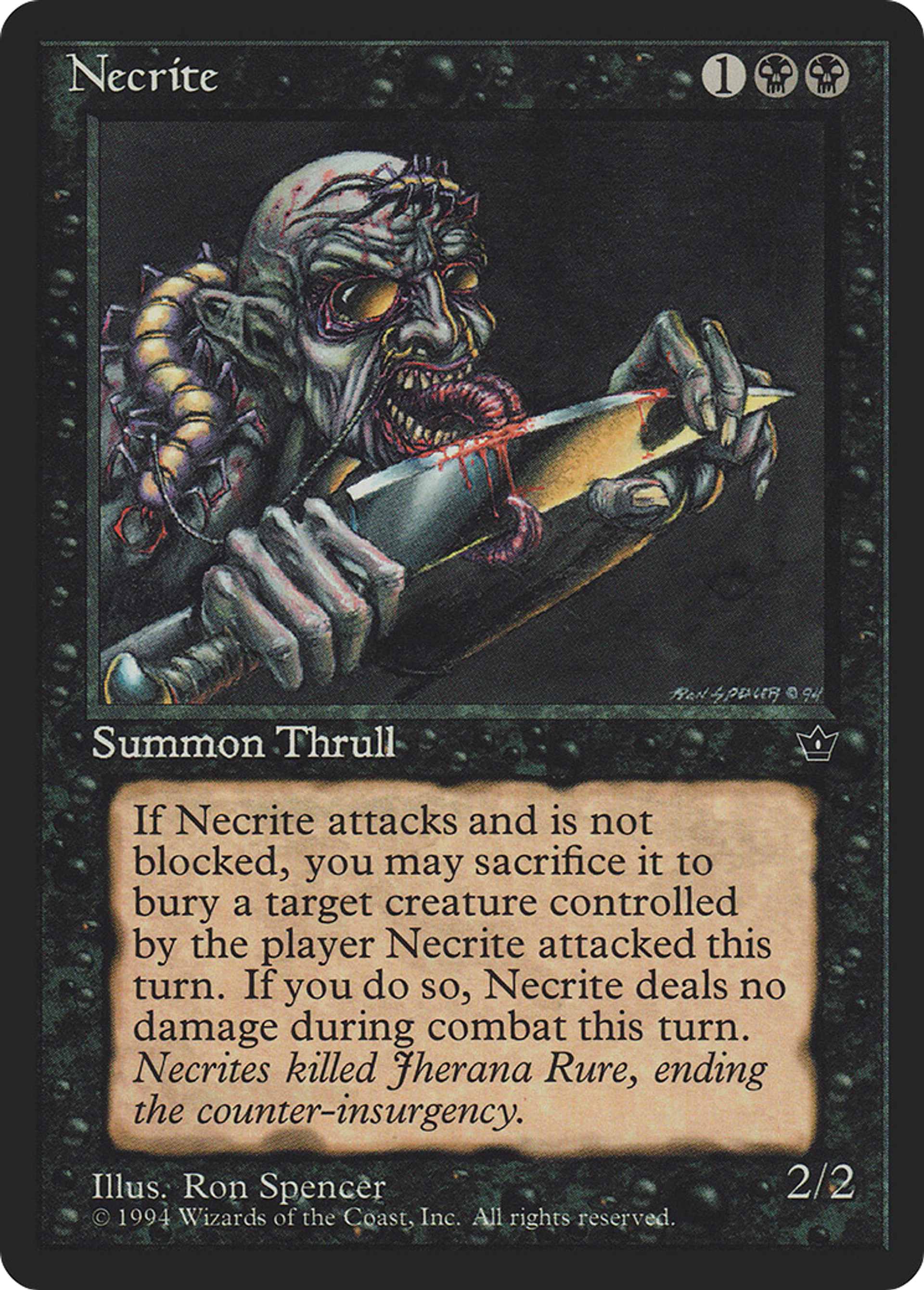 Necrite — Fallen Empires — Magic: The Gathering