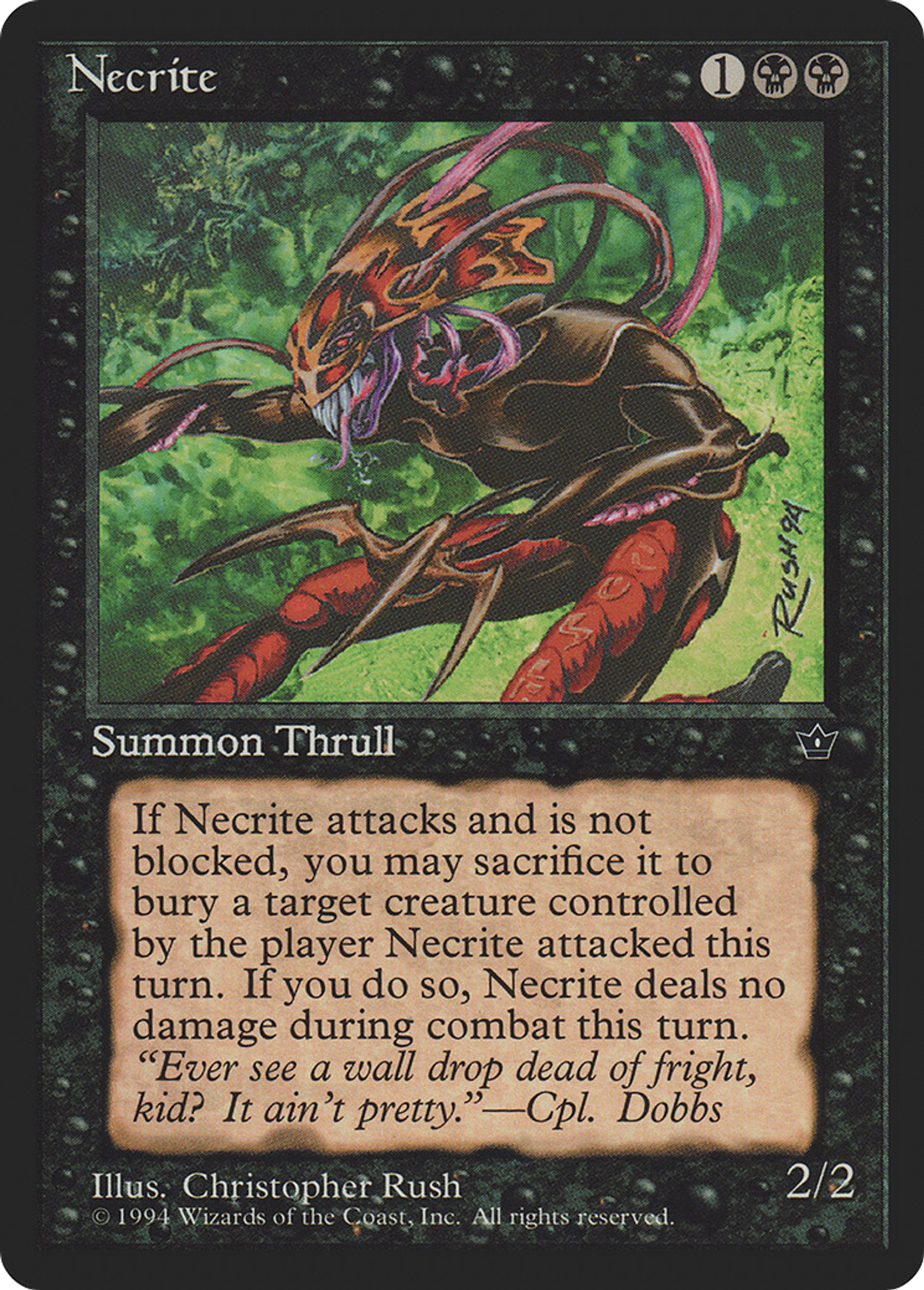 Necrite — Fallen Empires — Magic: The Gathering