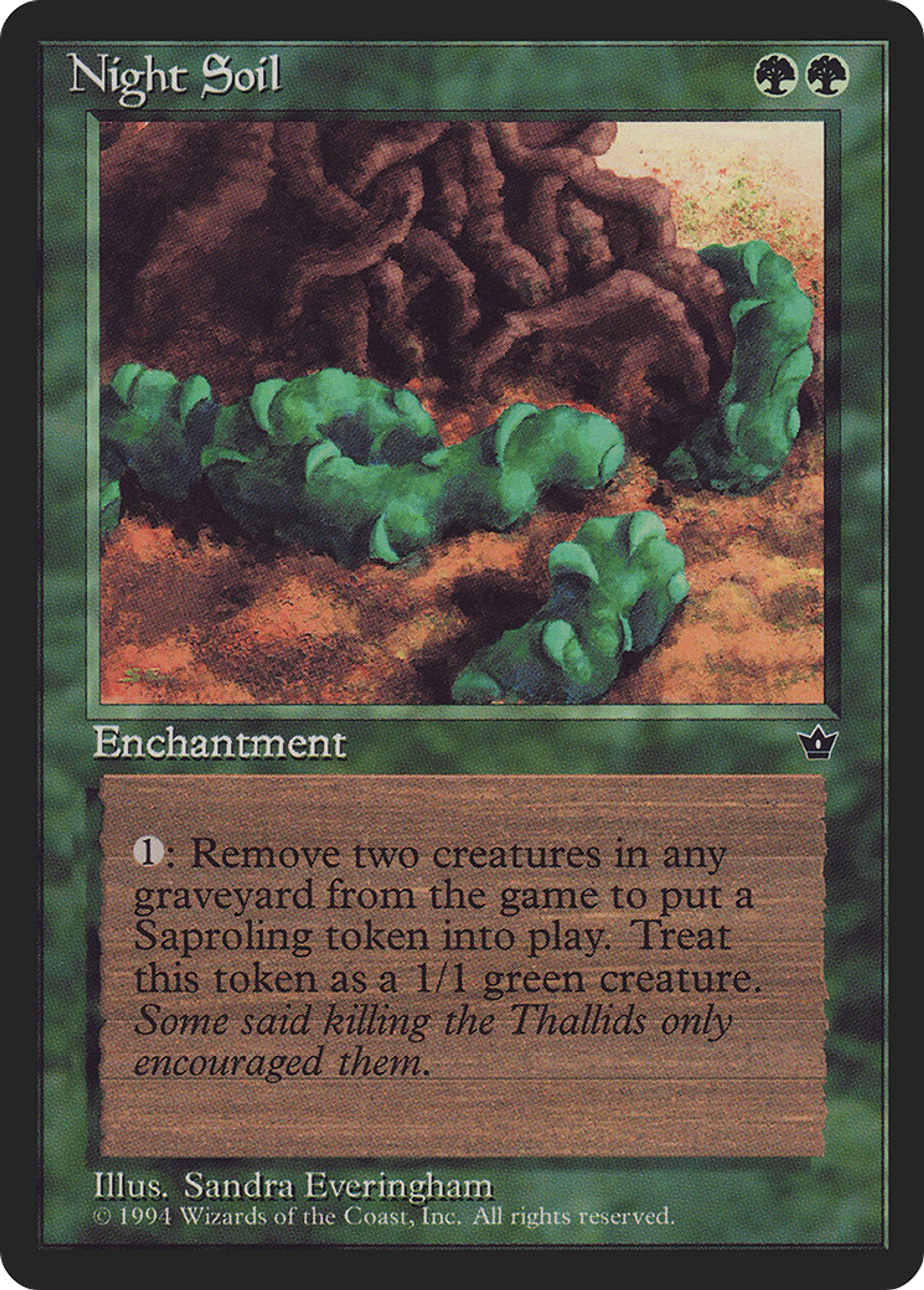 Night Soil — Fallen Empires — Magic: The Gathering