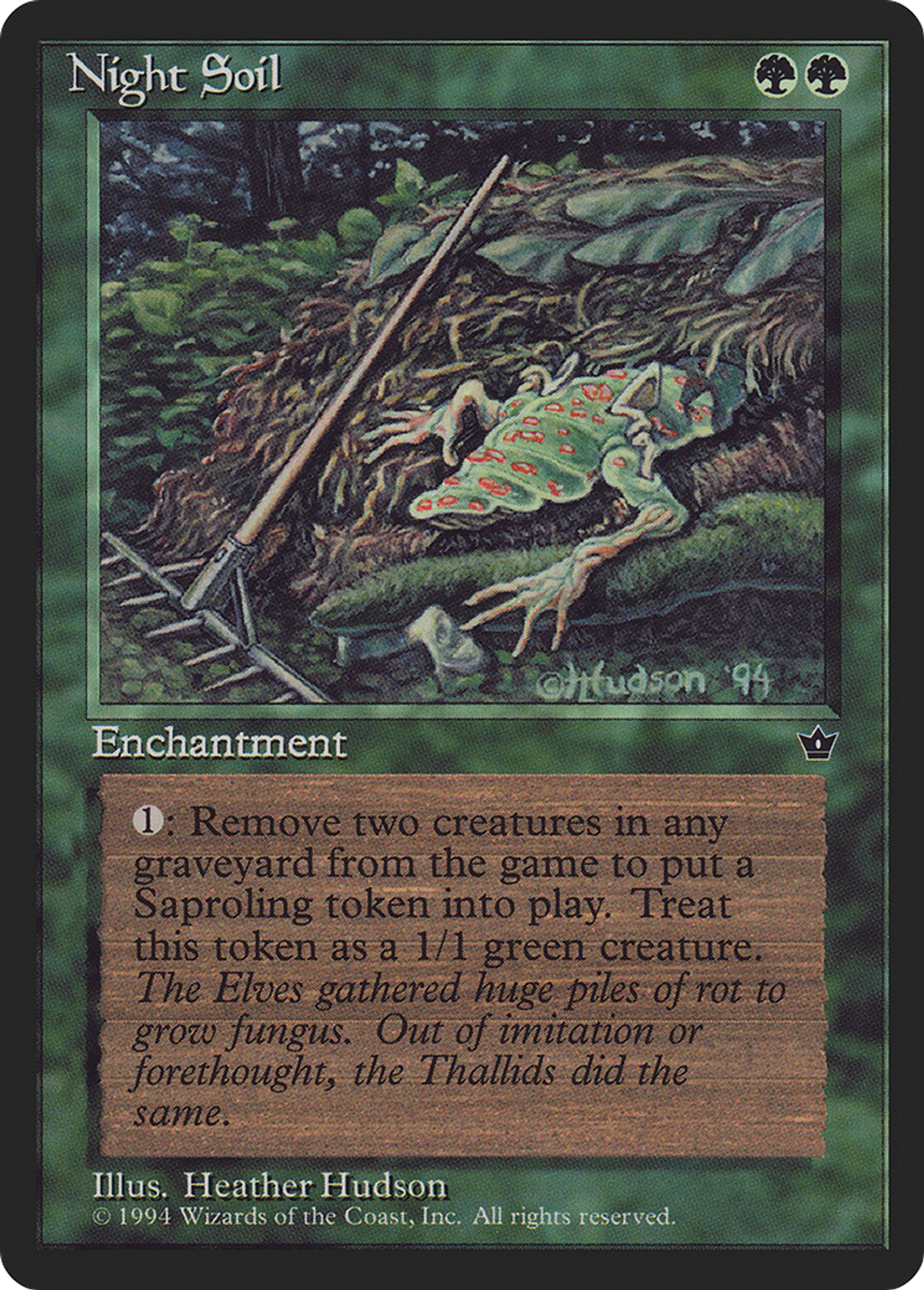Night Soil — Fallen Empires — Magic: The Gathering