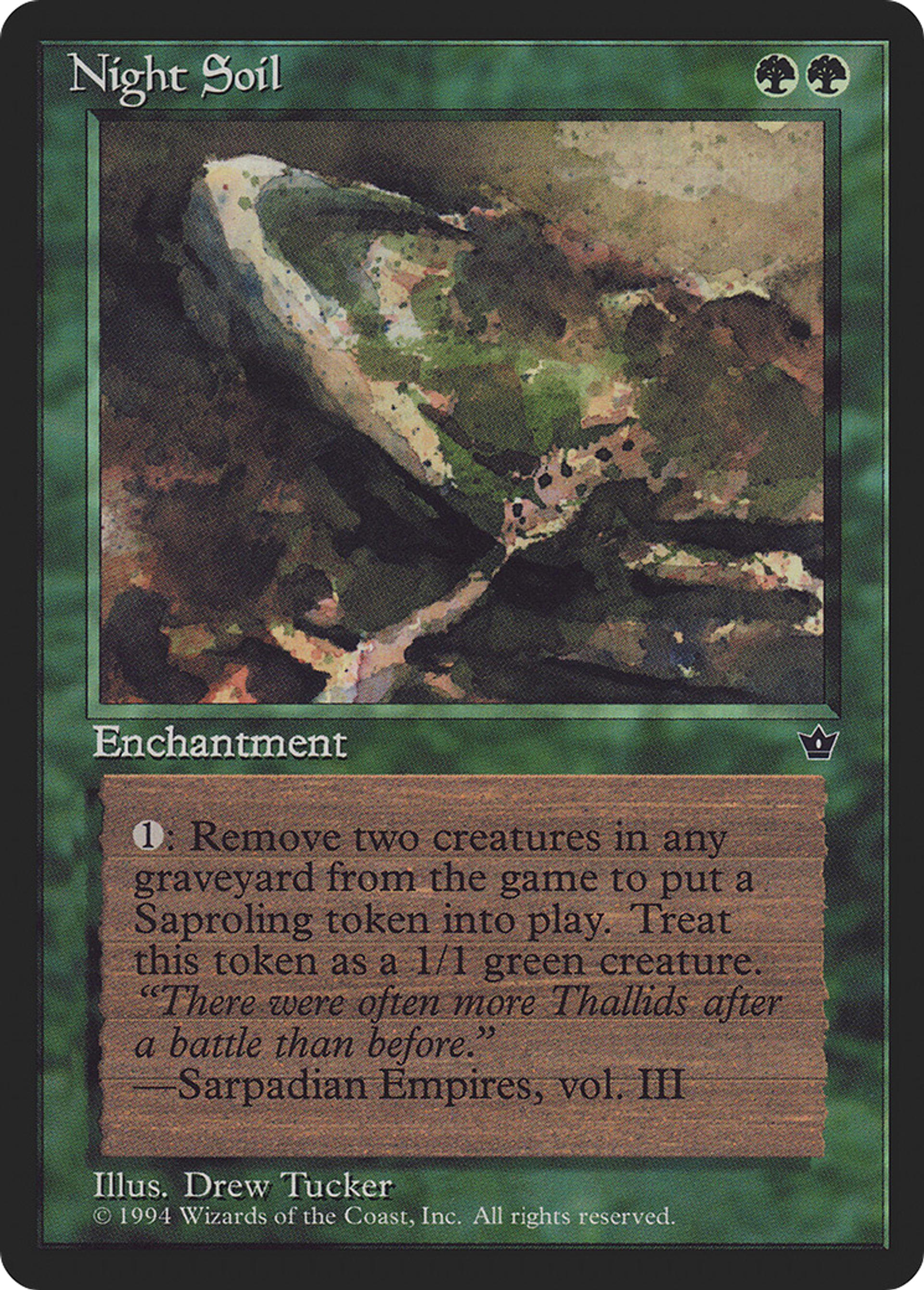 Night Soil — Fallen Empires — Magic: The Gathering