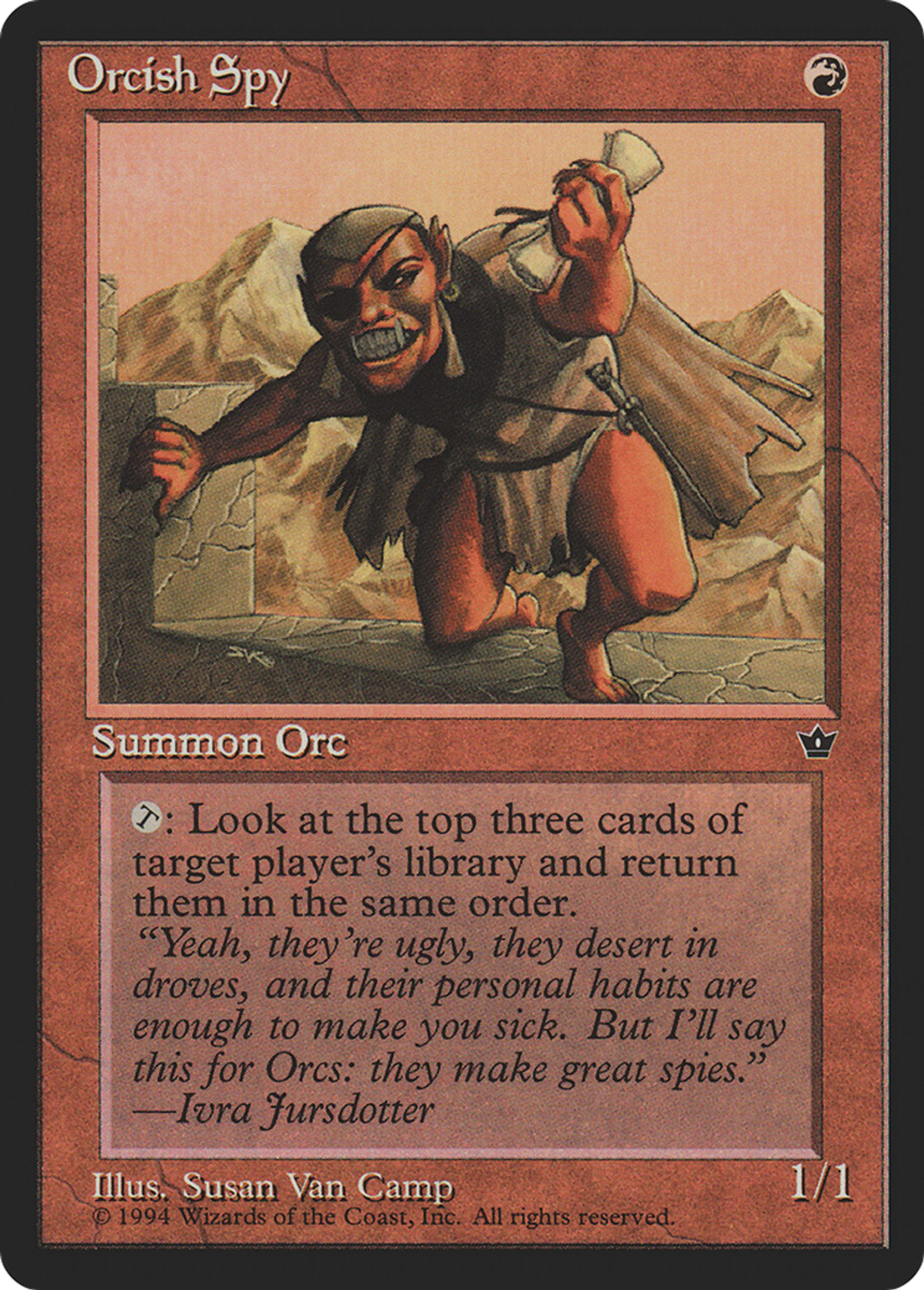 Orcish Spy — Fallen Empires — Magic: The Gathering