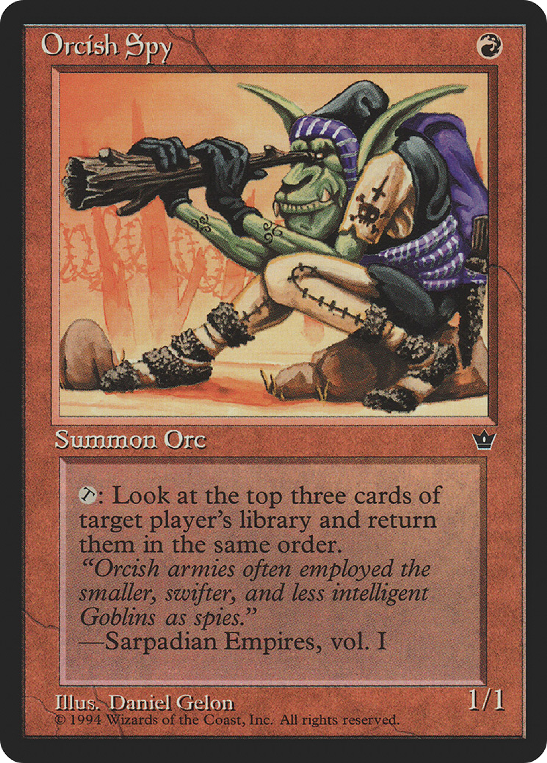 Orcish Spy — Fallen Empires — Magic: The Gathering