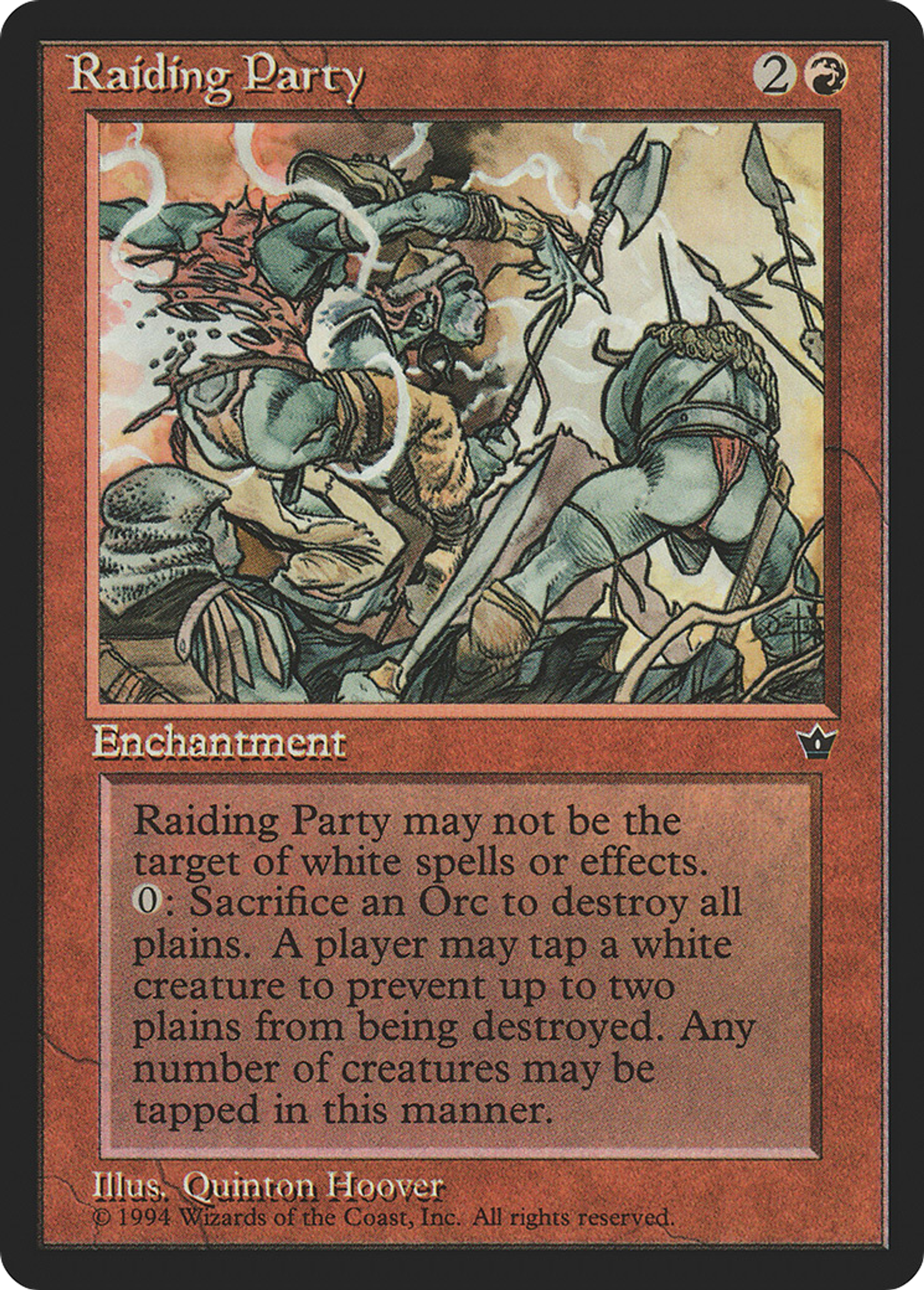 Raiding Party — Fallen Empires — Magic: The Gathering
