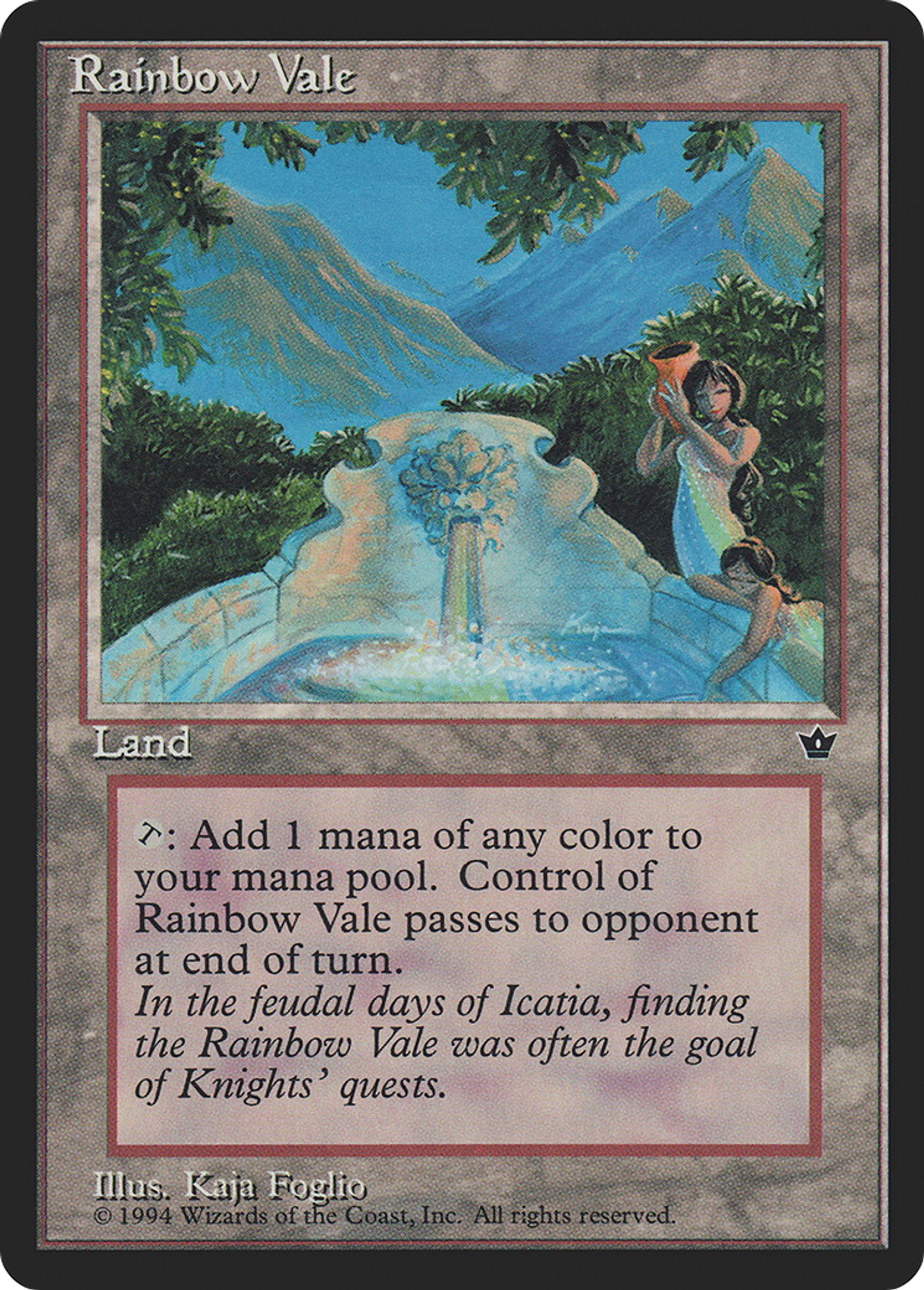Rainbow Vale — Fallen Empires — Magic: The Gathering