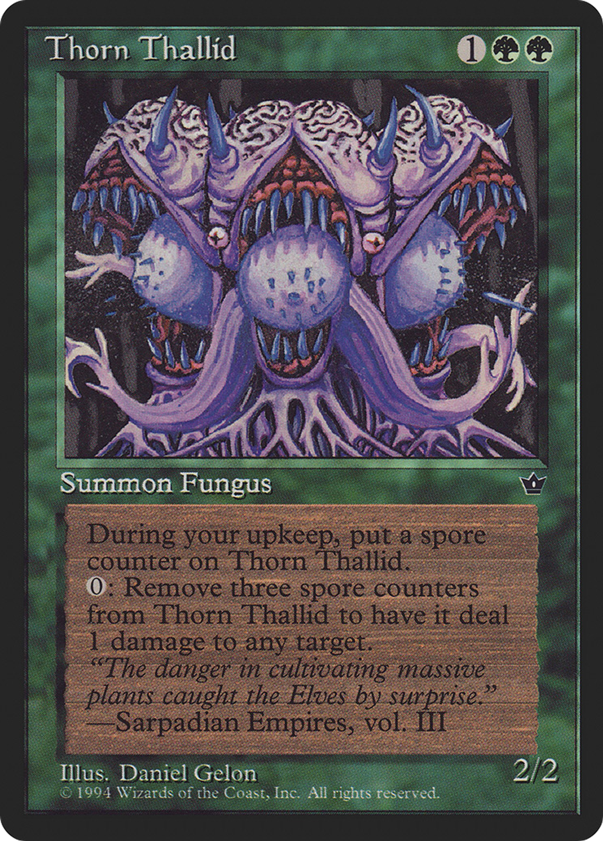 Thorn Thallid — Fallen Empires — Magic: The Gathering