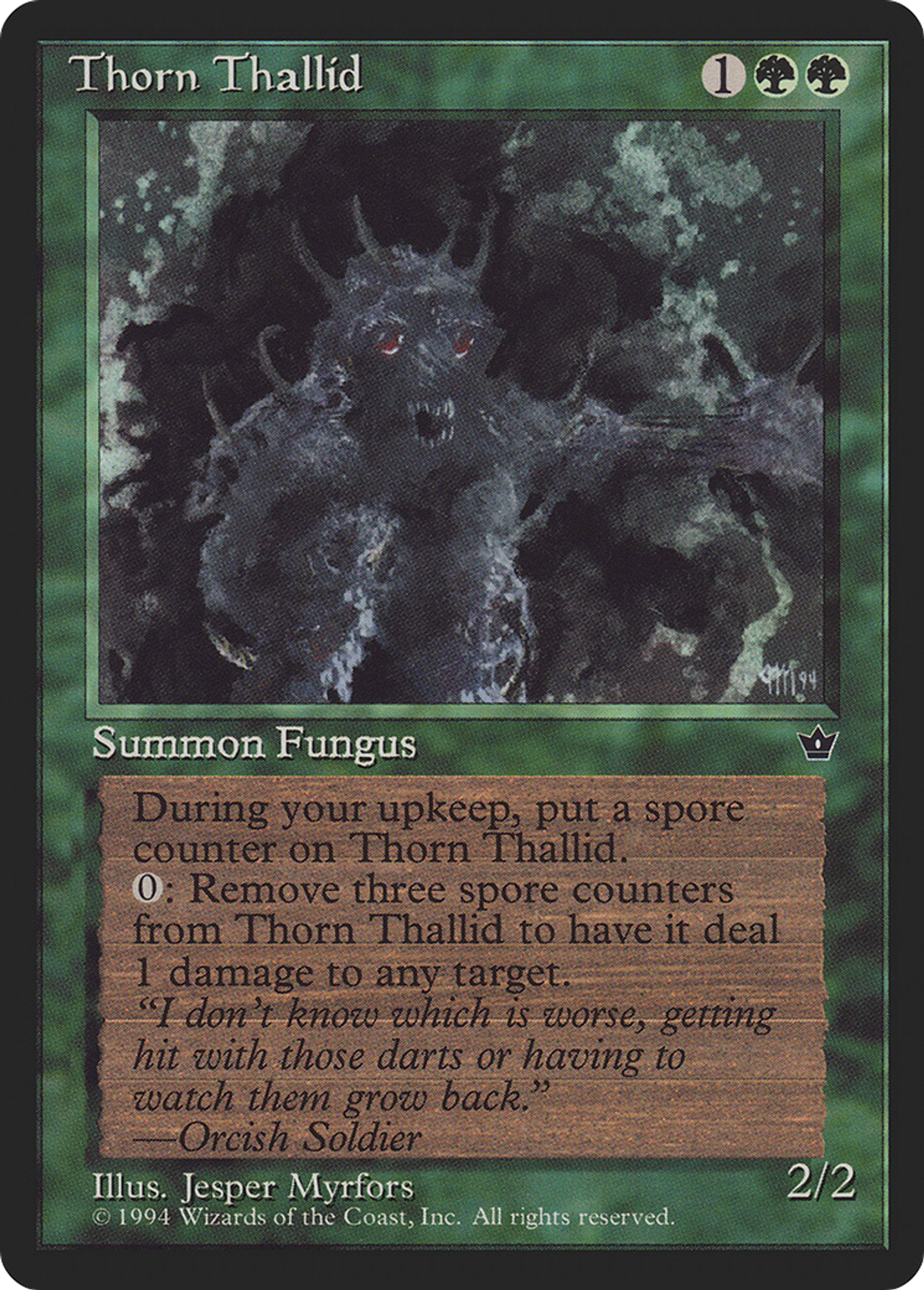 Thorn Thallid — Fallen Empires — Magic: The Gathering
