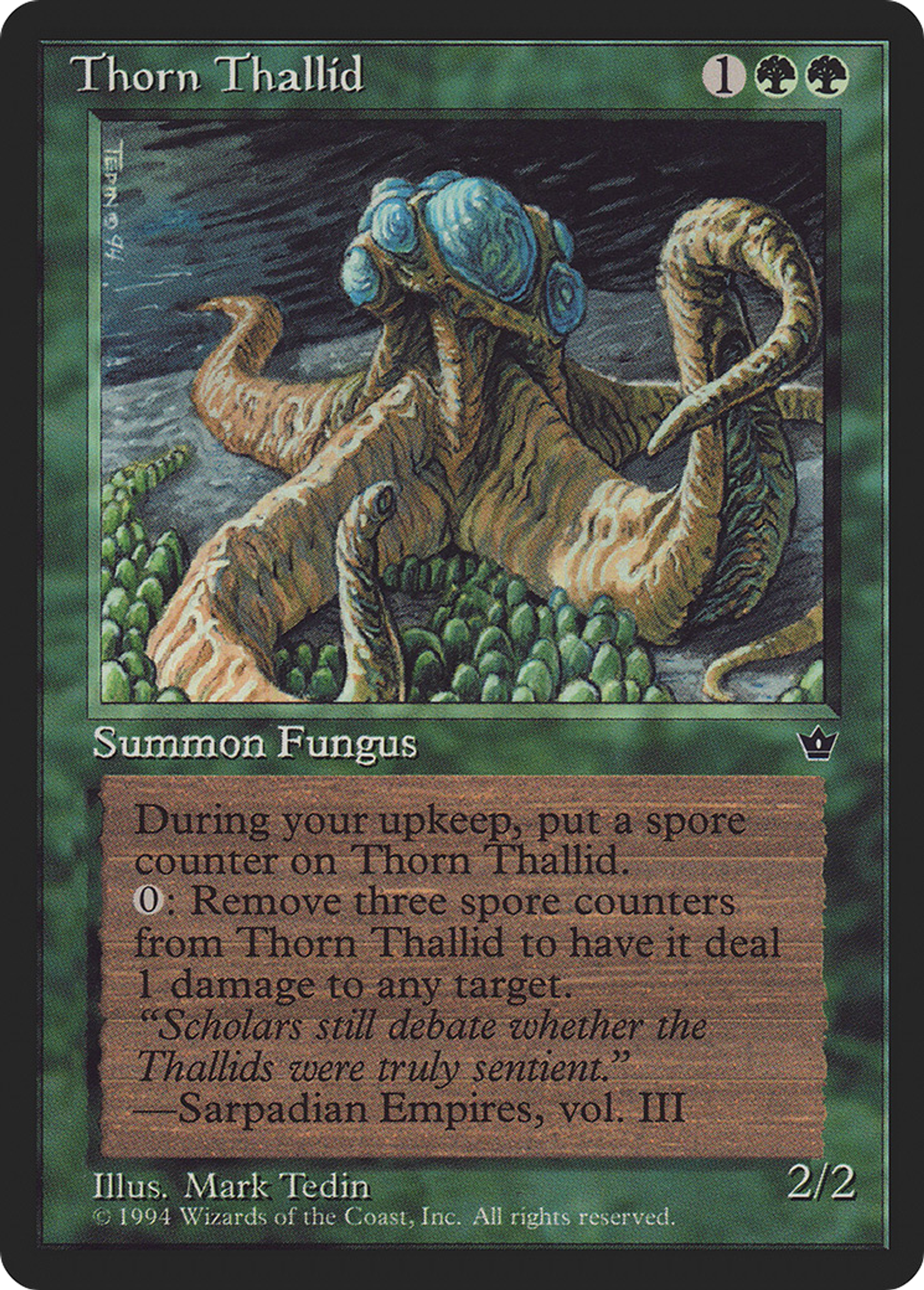 Thorn Thallid — Fallen Empires — Magic: The Gathering