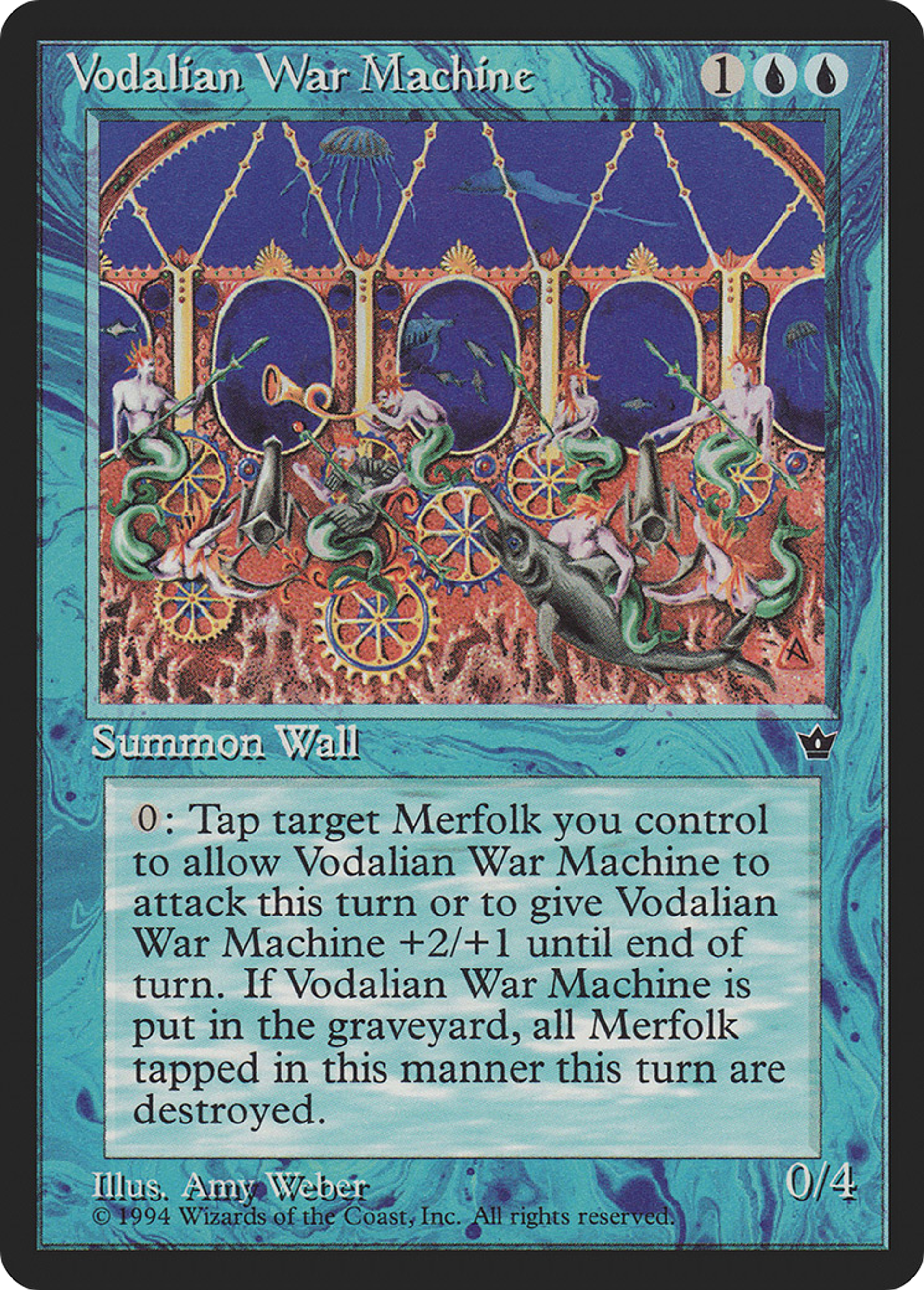 Vodalian War Machine — Fallen Empires — Magic: The Gathering