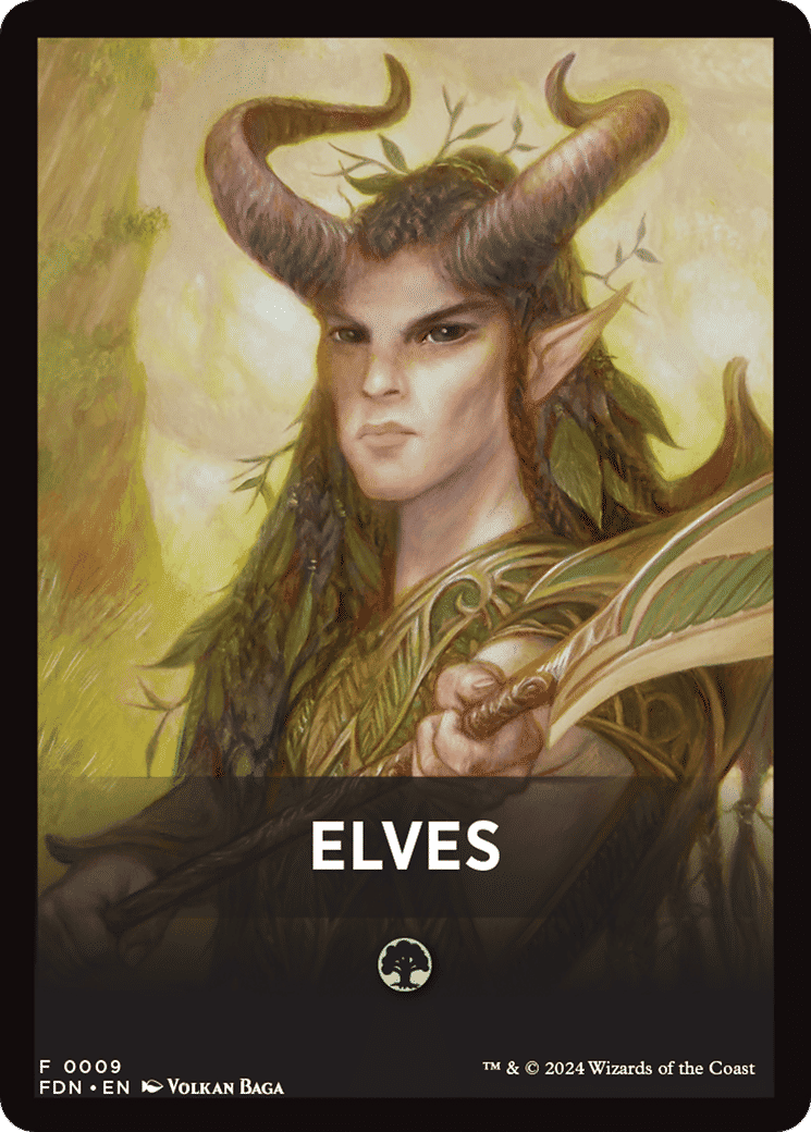Elves — Foundations Front Cards — Magic: The Gathering