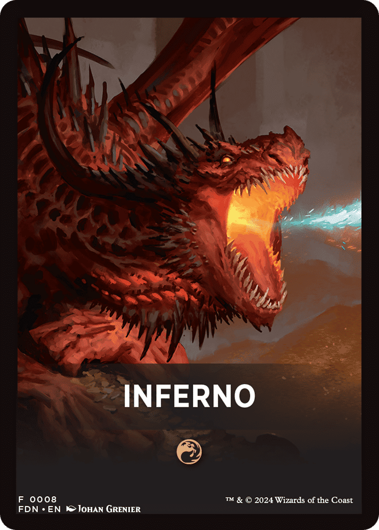 Inferno — Foundations Front Cards — Magic: The Gathering
