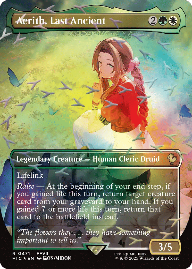 Aerith, Last Ancient — Final Fantasy Commander — Magic: The Gathering