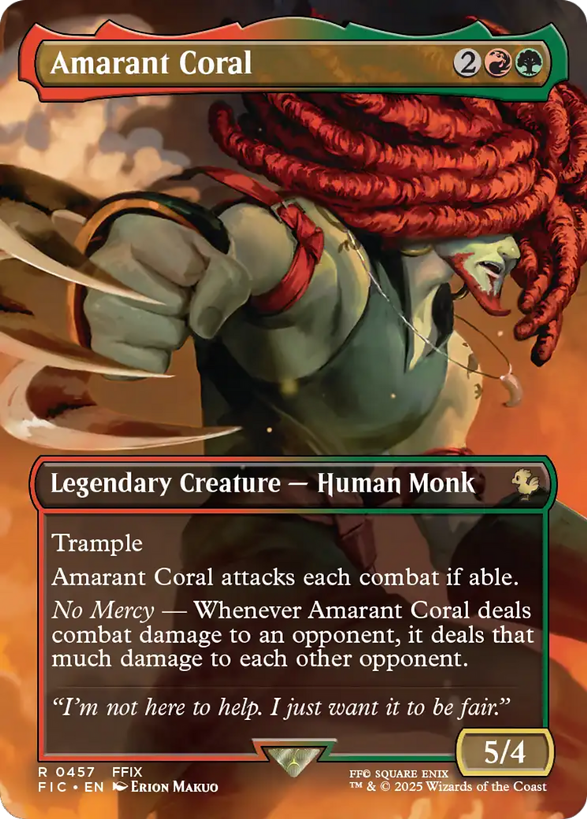Amarant Coral — Final Fantasy Commander — Magic: The Gathering