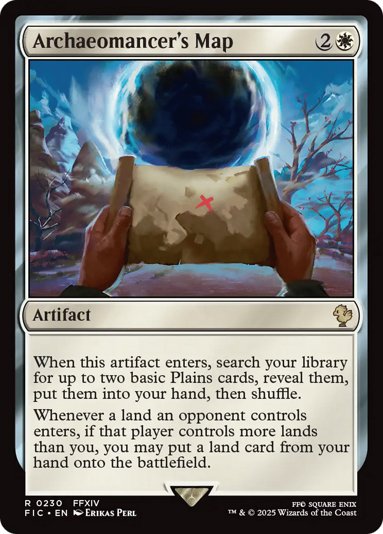 Archaeomancer's Map — Final Fantasy Commander — Magic: The Gathering