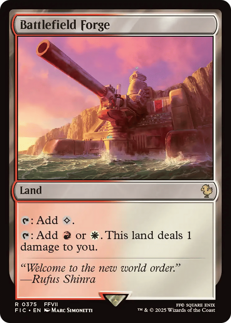 Battlefield Forge — Final Fantasy Commander — Magic: The Gathering