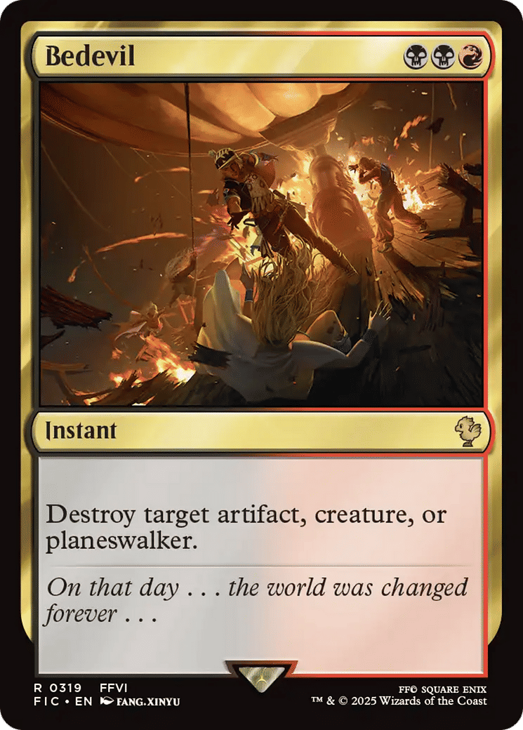 Bedevil — Final Fantasy Commander — Magic: The Gathering